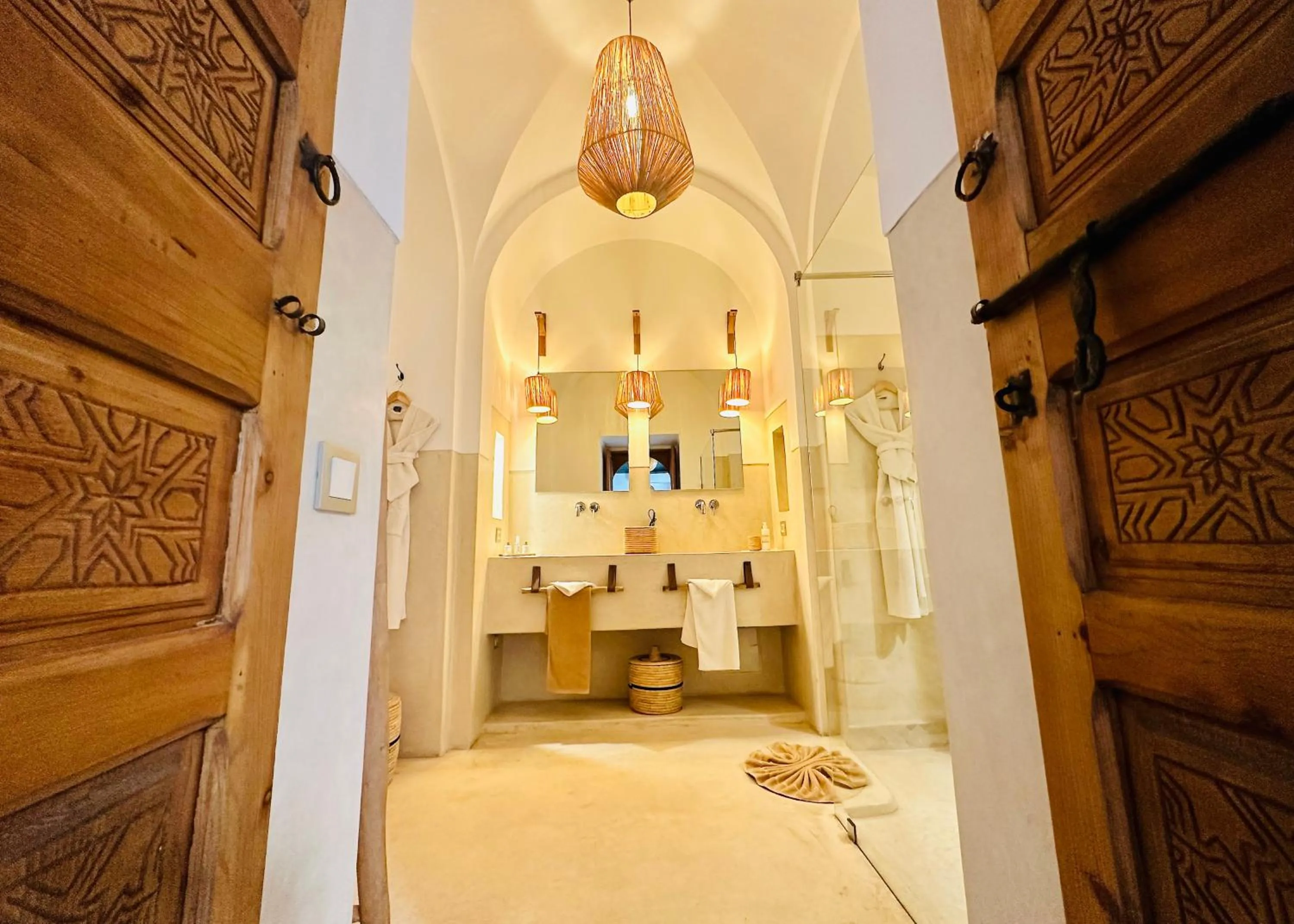 Bathroom in Riad Jardin Des Sens & Spa