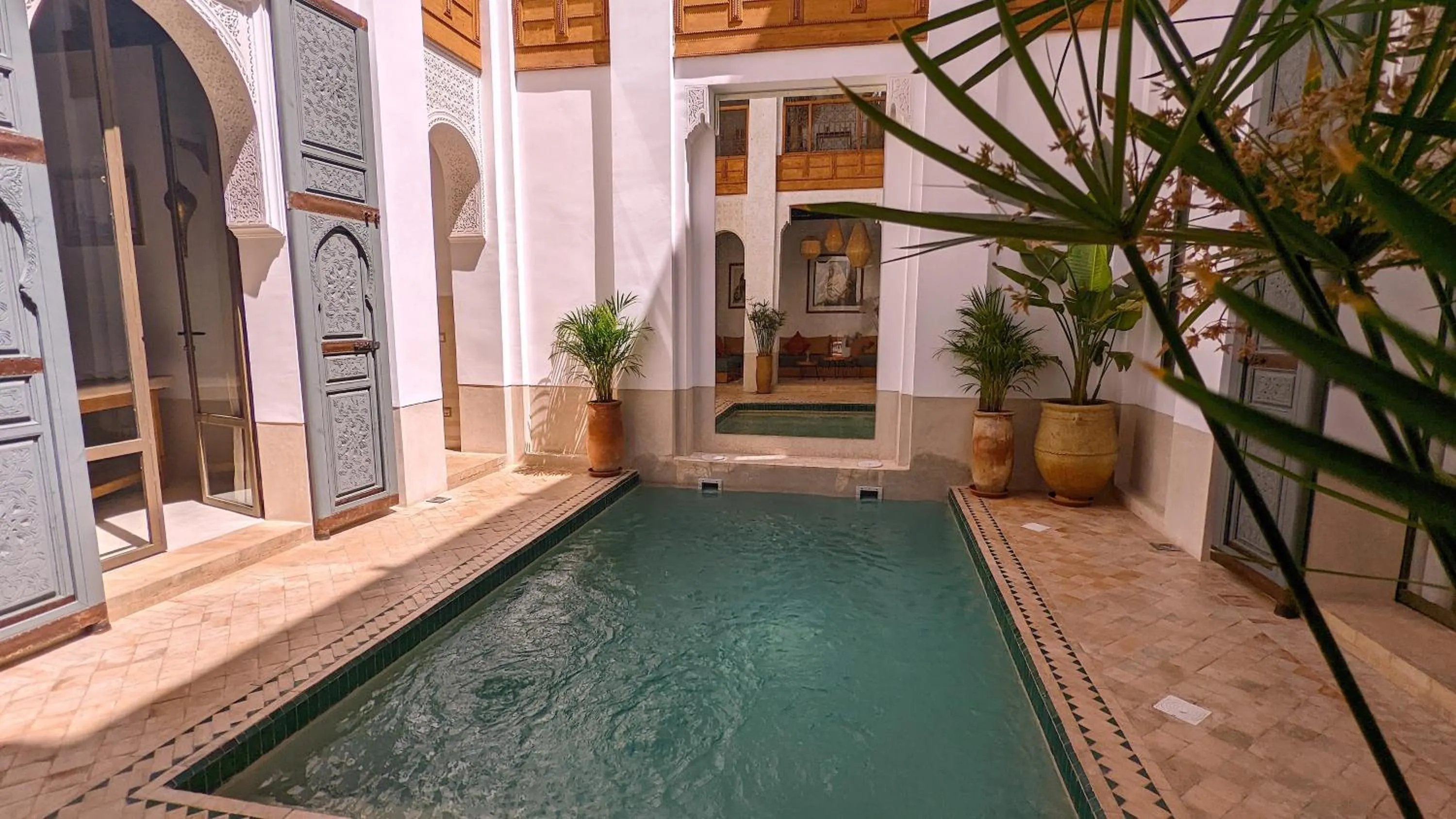 Swimming pool in Riad Jardin Des Sens & Spa