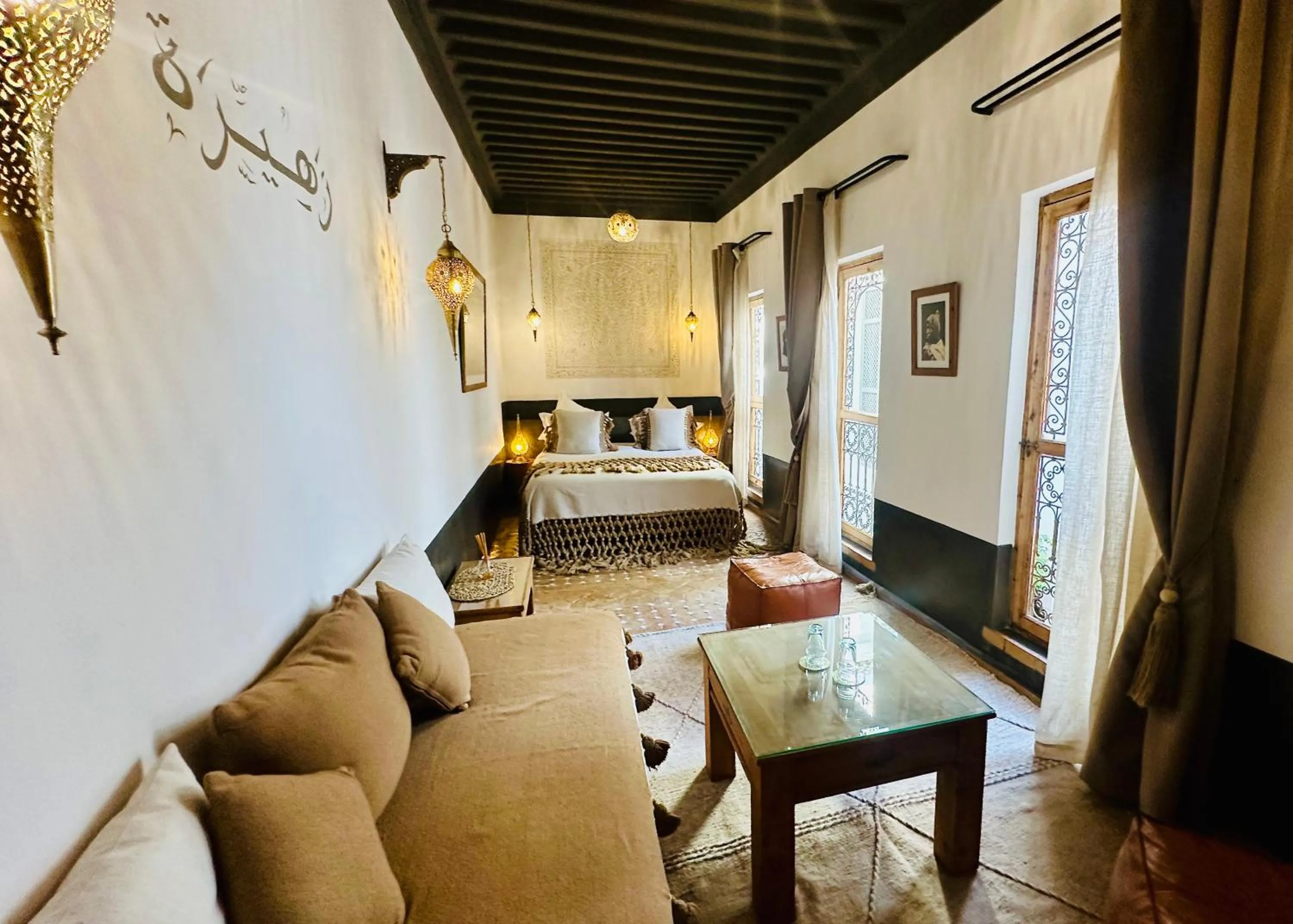 Photo of the whole room, Bed in Riad Jardin Des Sens & Spa