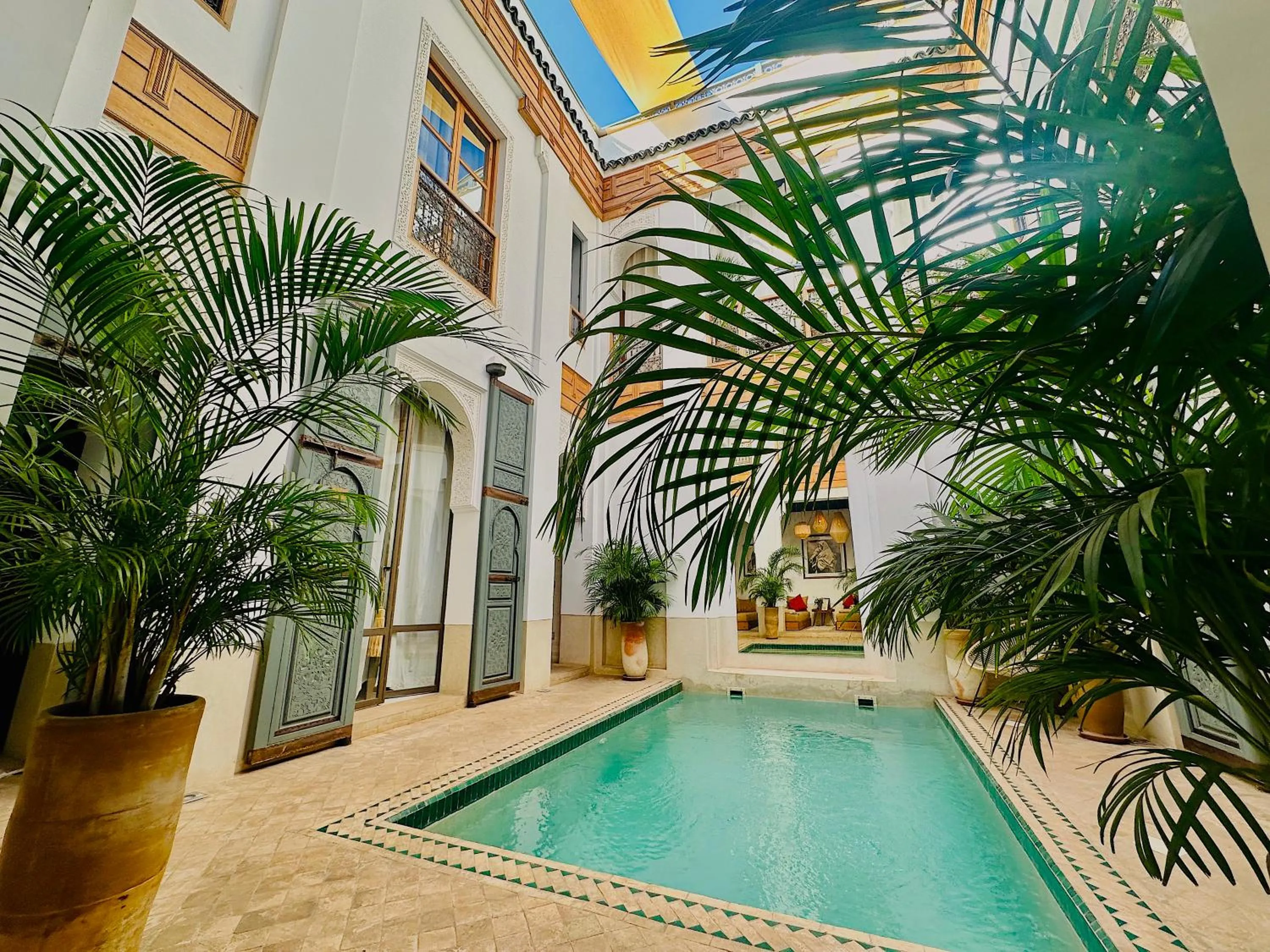 Swimming pool in Riad Jardin Des Sens & Spa