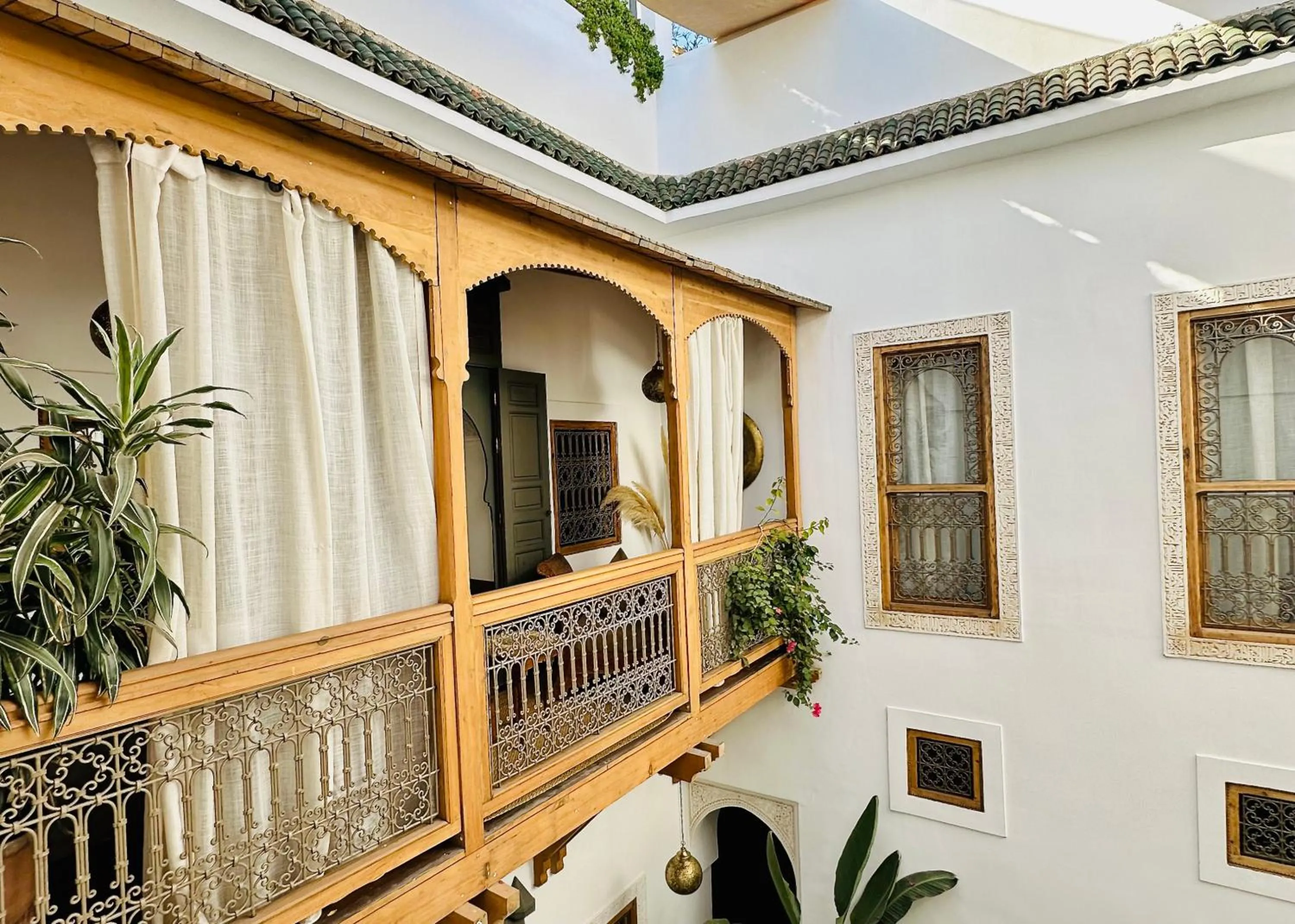 Balcony/Terrace in Riad Jardin Des Sens & Spa