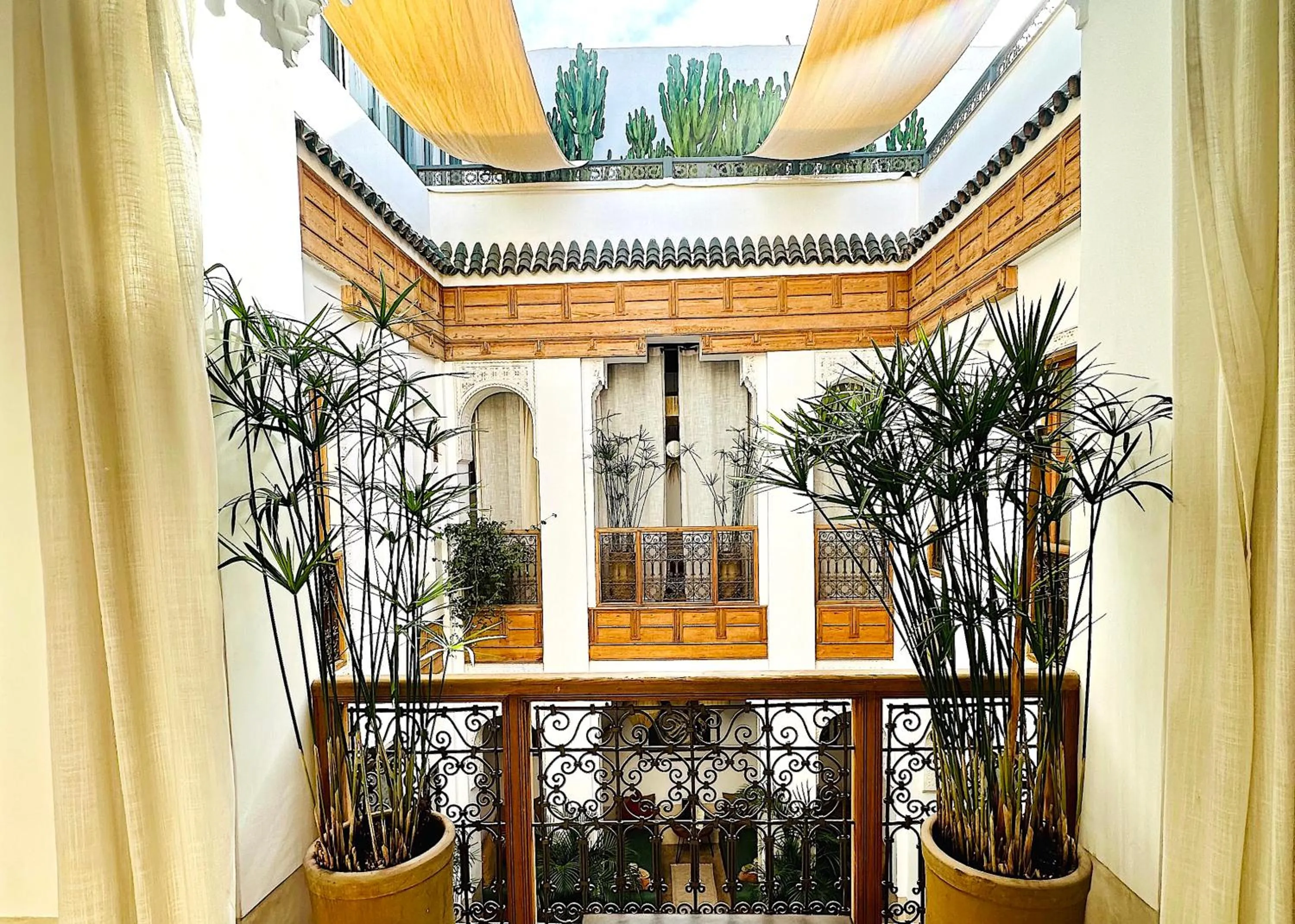 Patio in Riad Jardin Des Sens & Spa