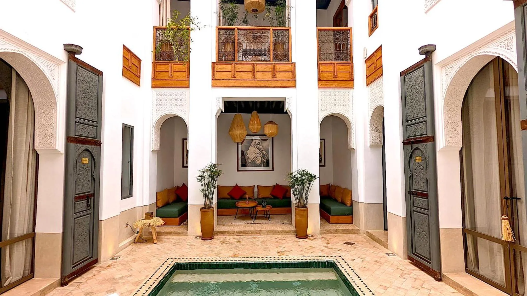 Patio in Riad Jardin Des Sens & Spa