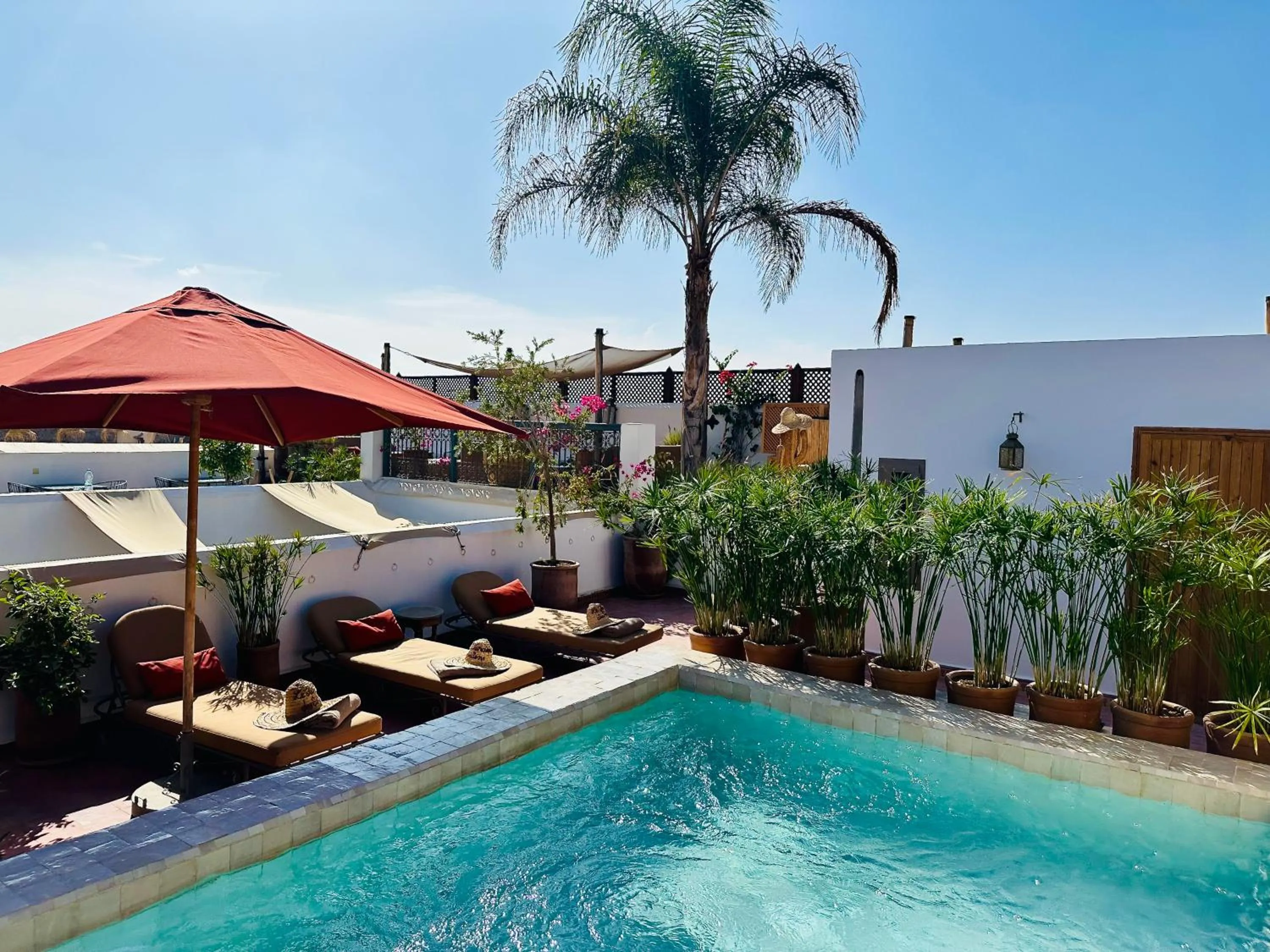 Patio in Riad Jardin Des Sens & Spa