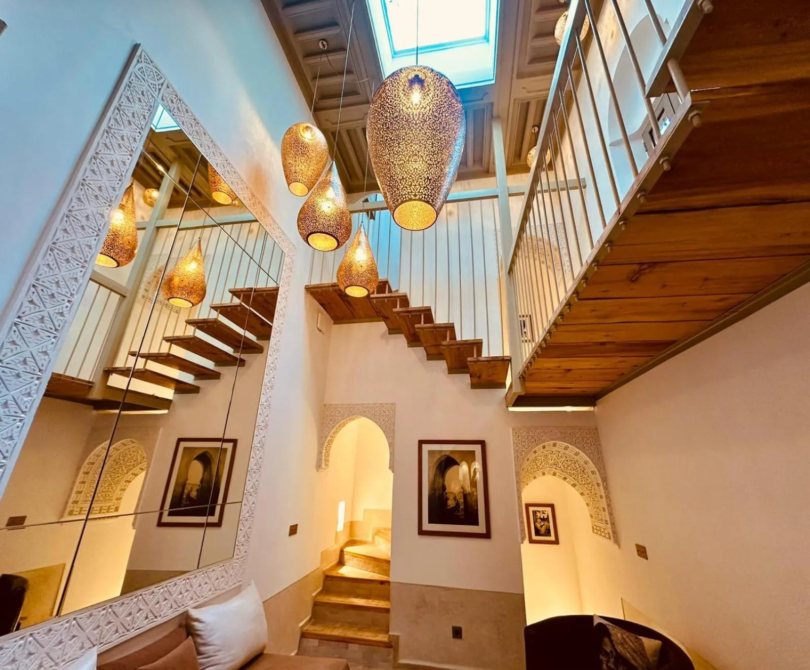 Living room in Riad Jardin Des Sens & Spa