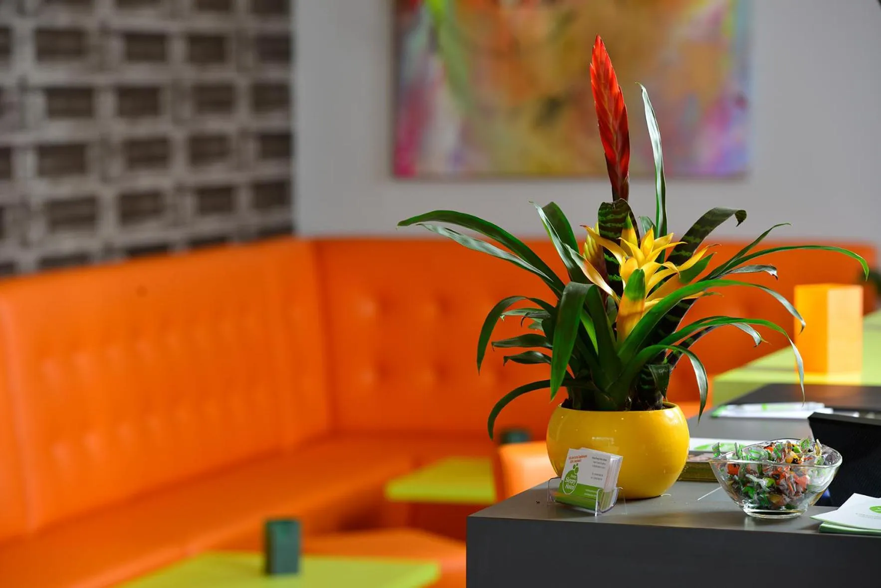 Lobby or reception in SleepySleepy Hotel Gießen