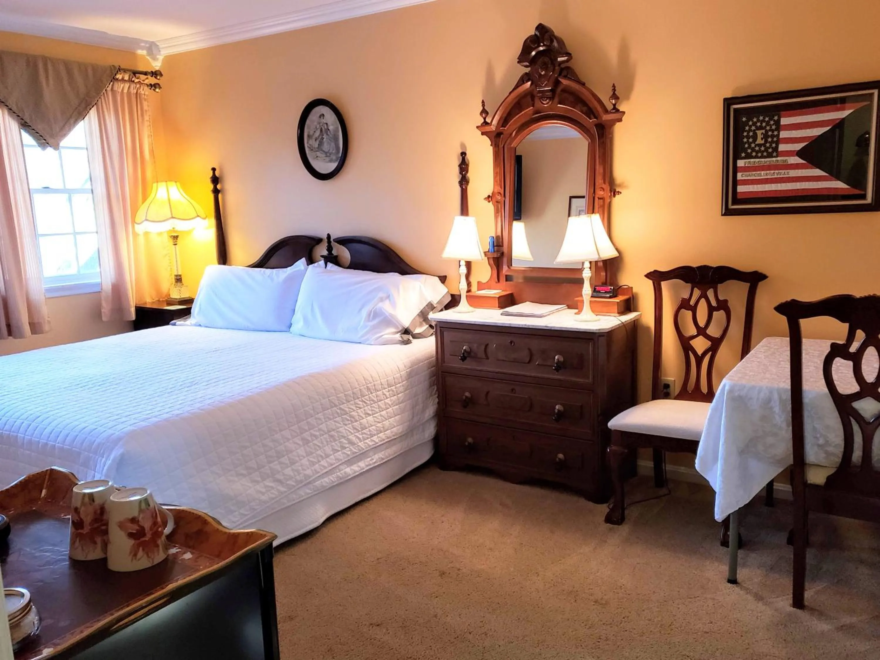 Bed in Gettysburg Battlefield Bed & Breakfast Inn