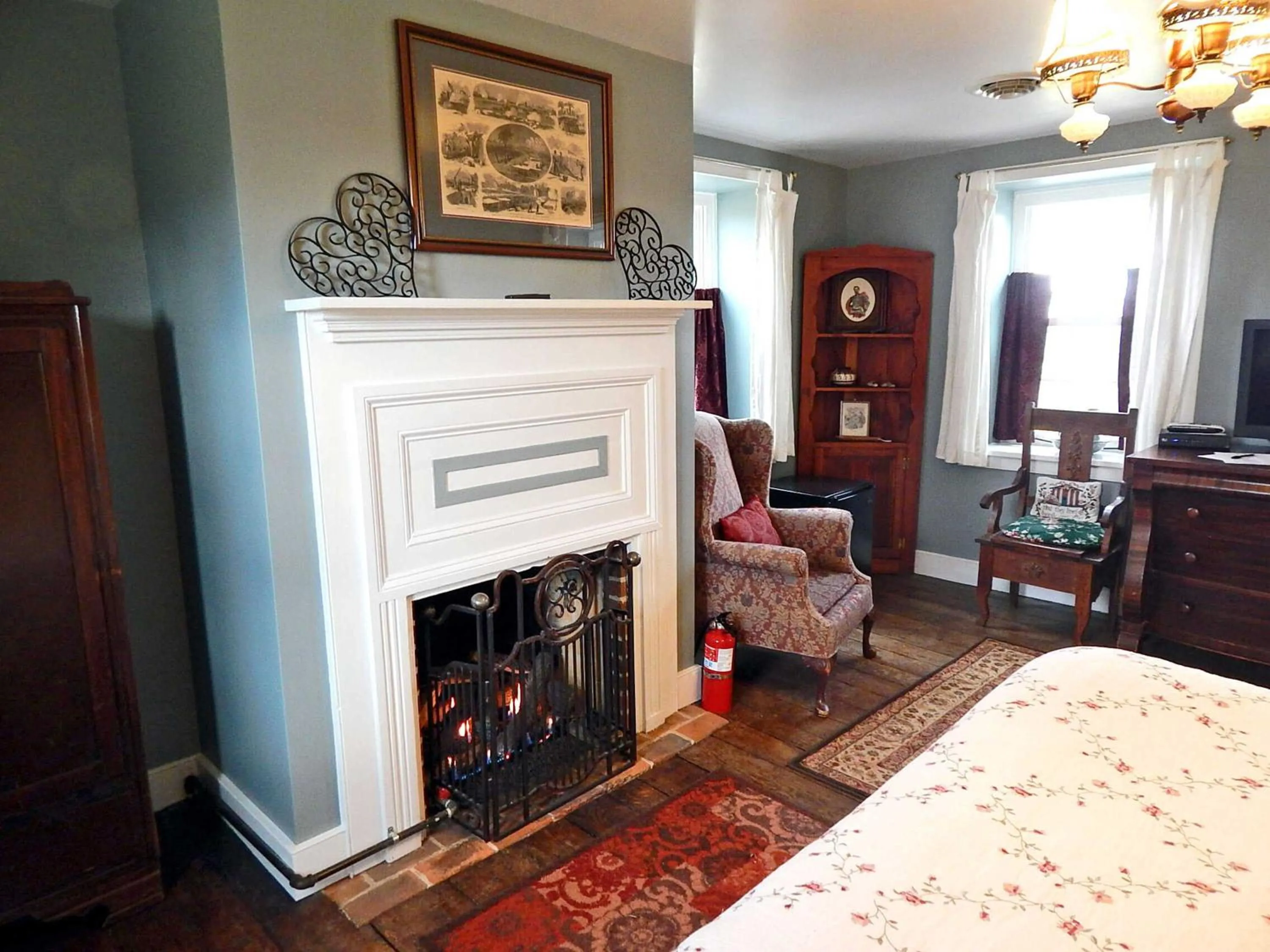 Decorative detail in Gettysburg Battlefield Bed & Breakfast Inn