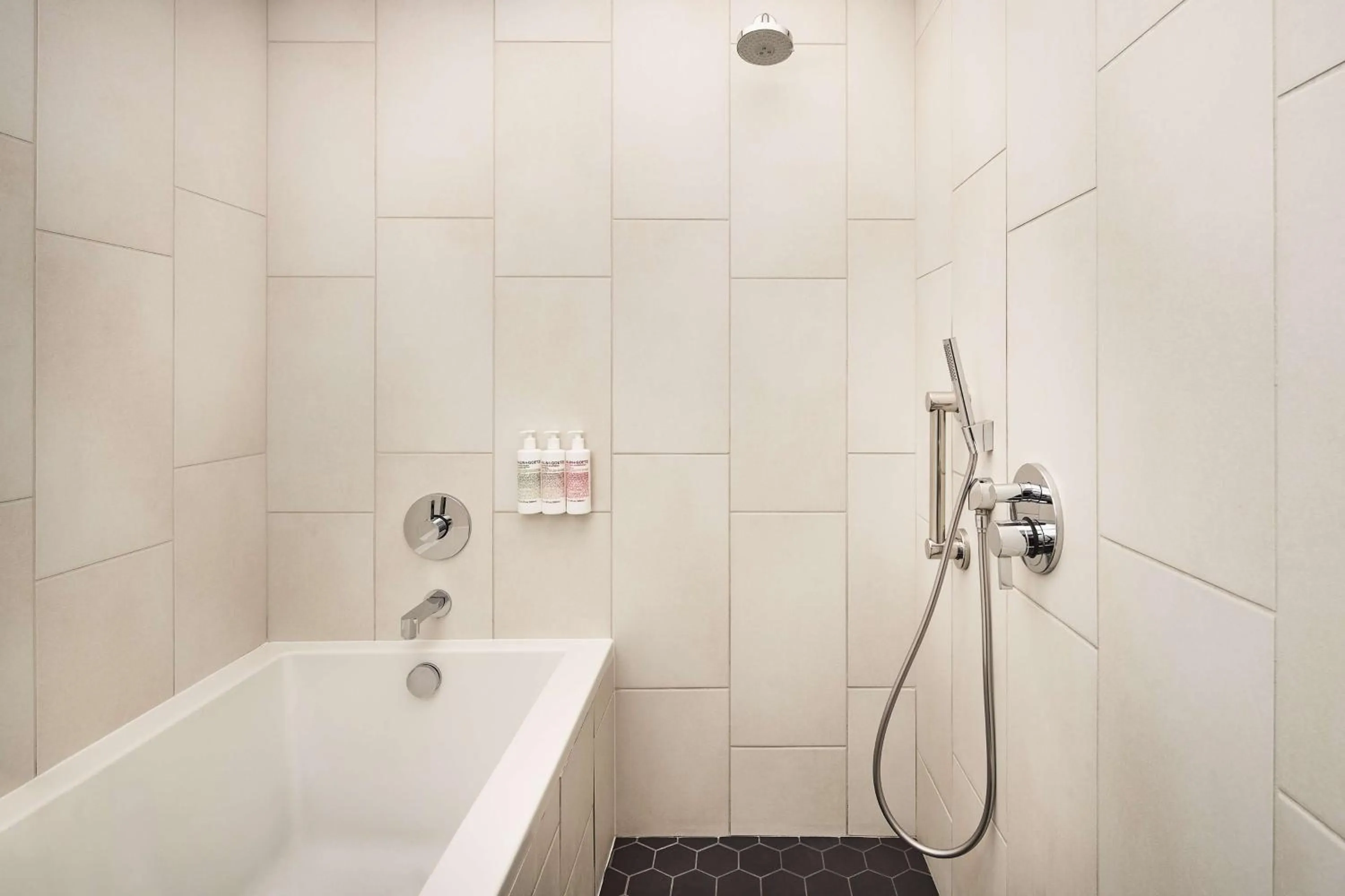 Bathroom in The Bankers Alley Hotel Nashville, Tapestry Collection by Hilton