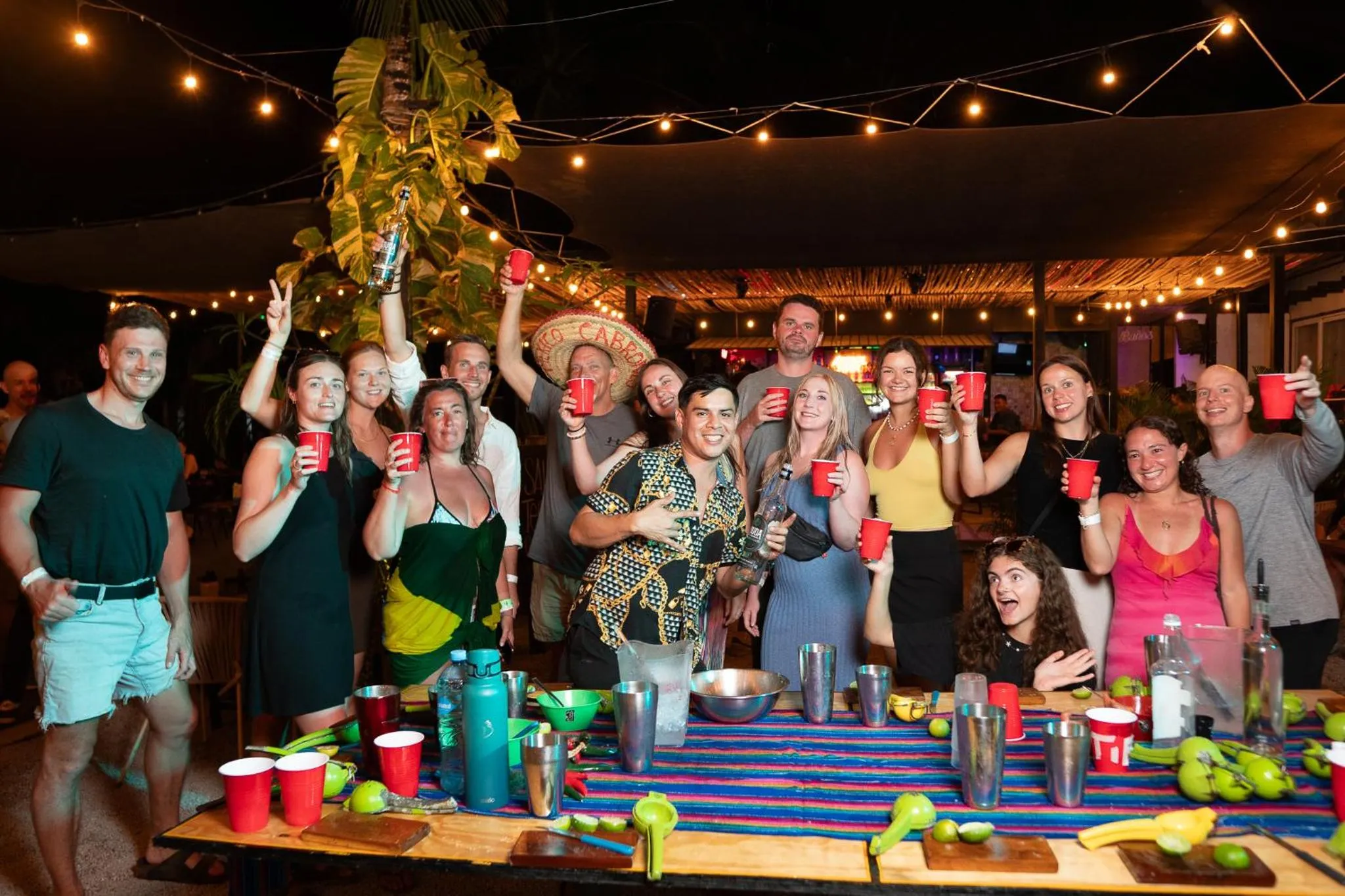 Patio in The Yak Lake House - Hostal Bacalar