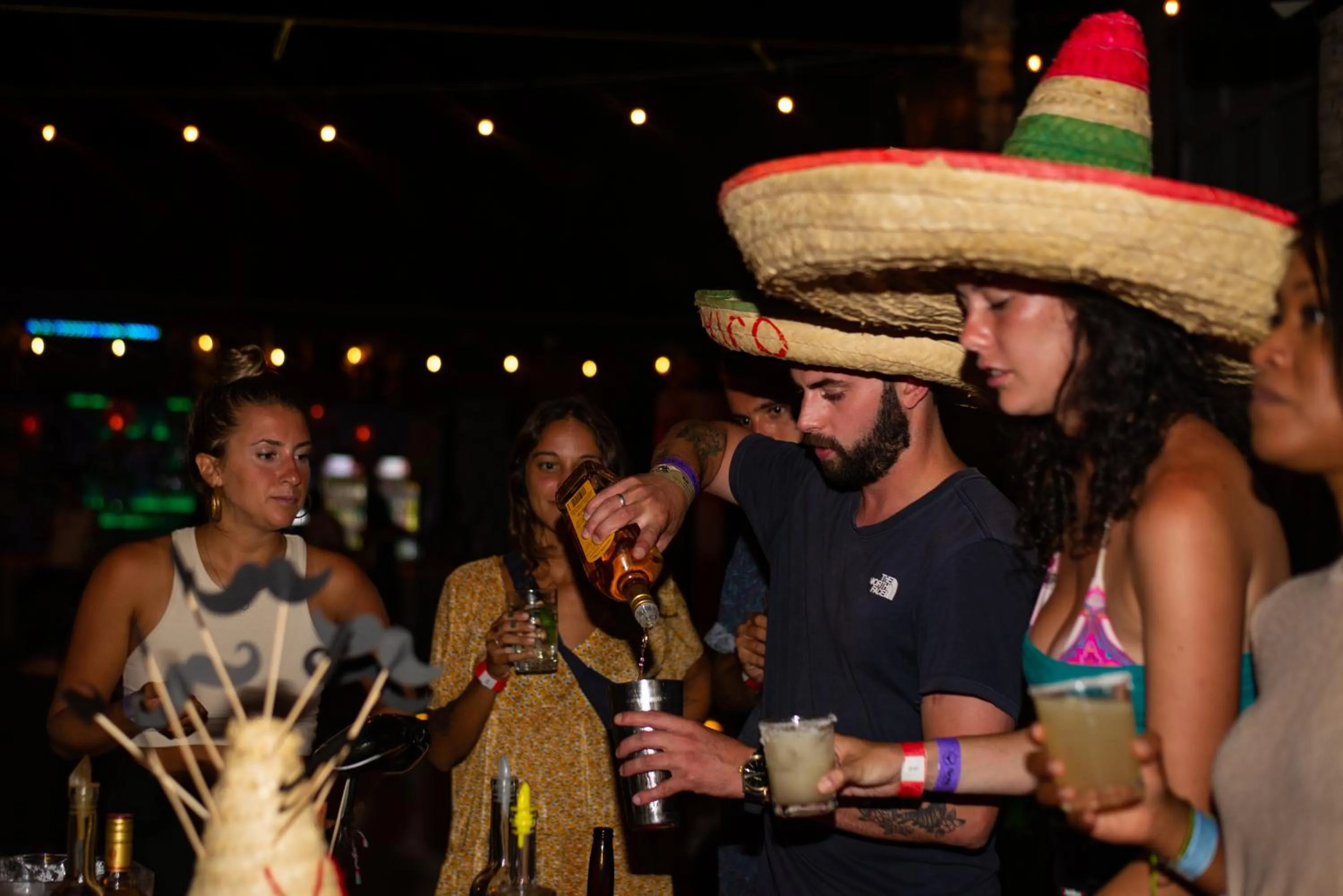 People in The Yak Lake House - Hostal Bacalar