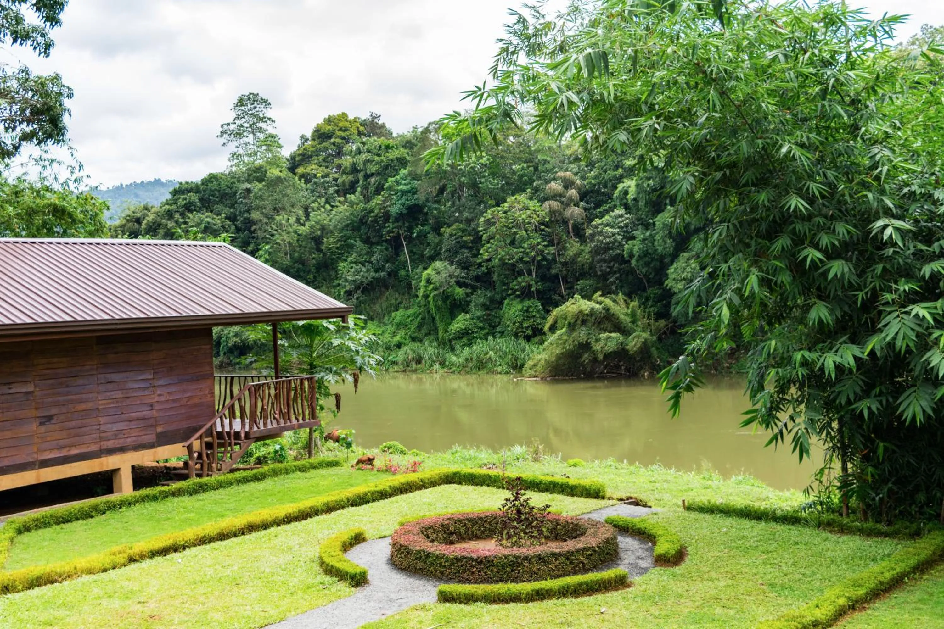 Garden view in Kandy Cabana
