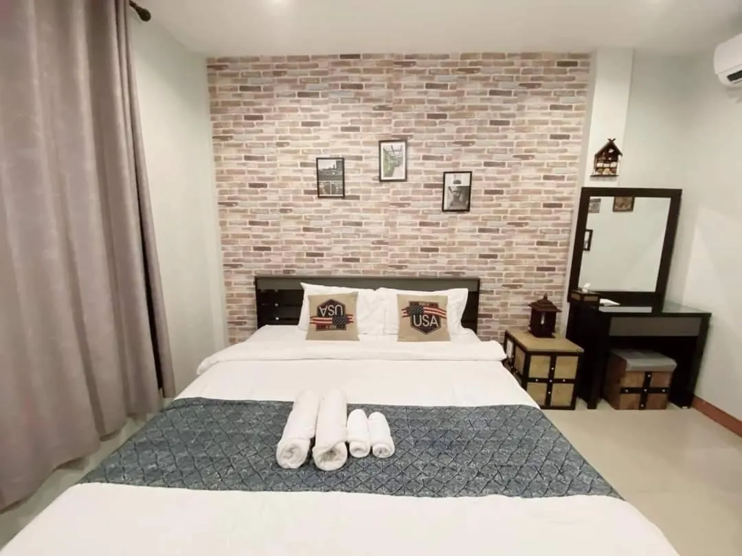 Bed in The Lofthouse Sansai