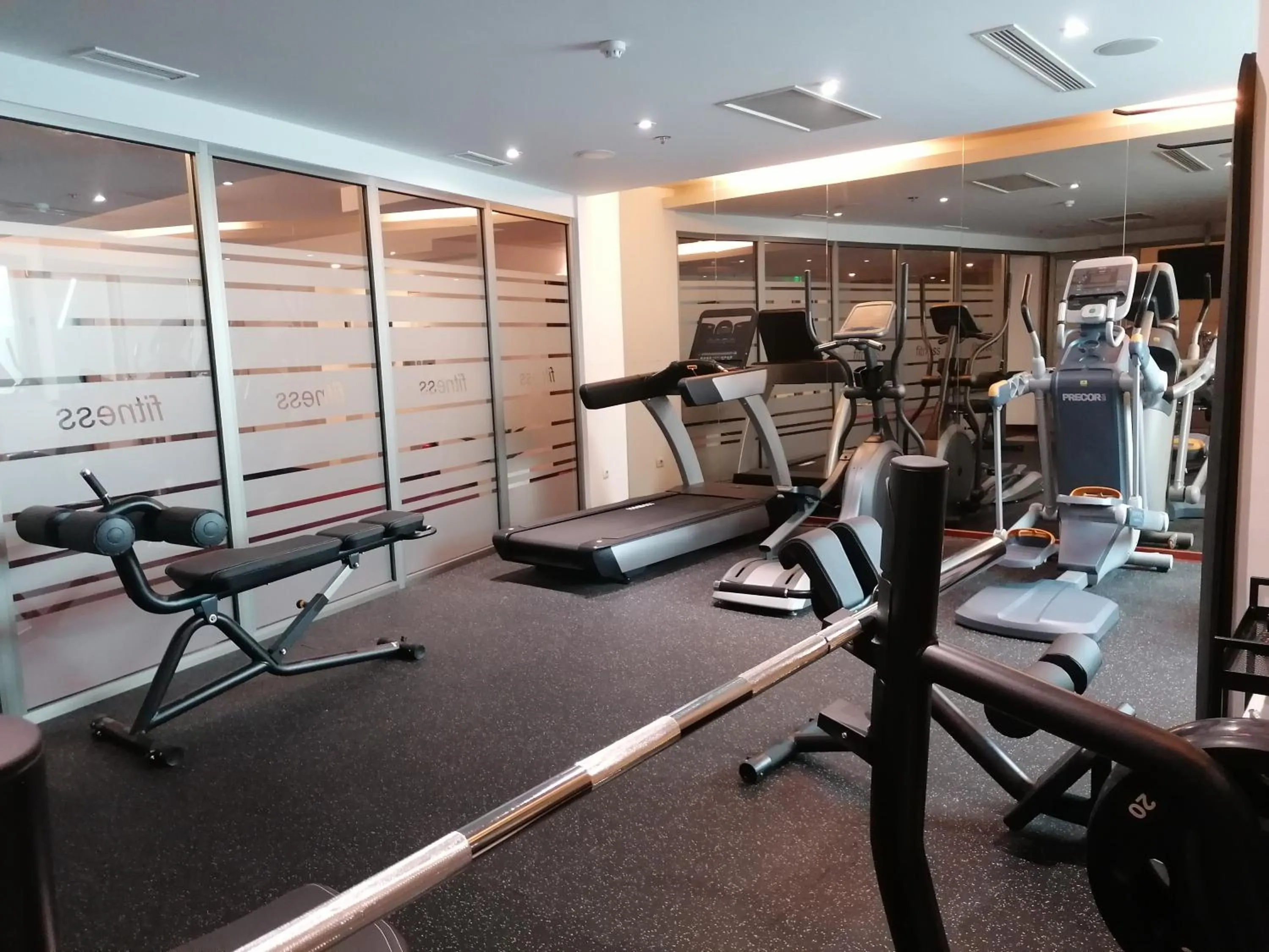 Fitness centre/facilities in Hotel Aristos