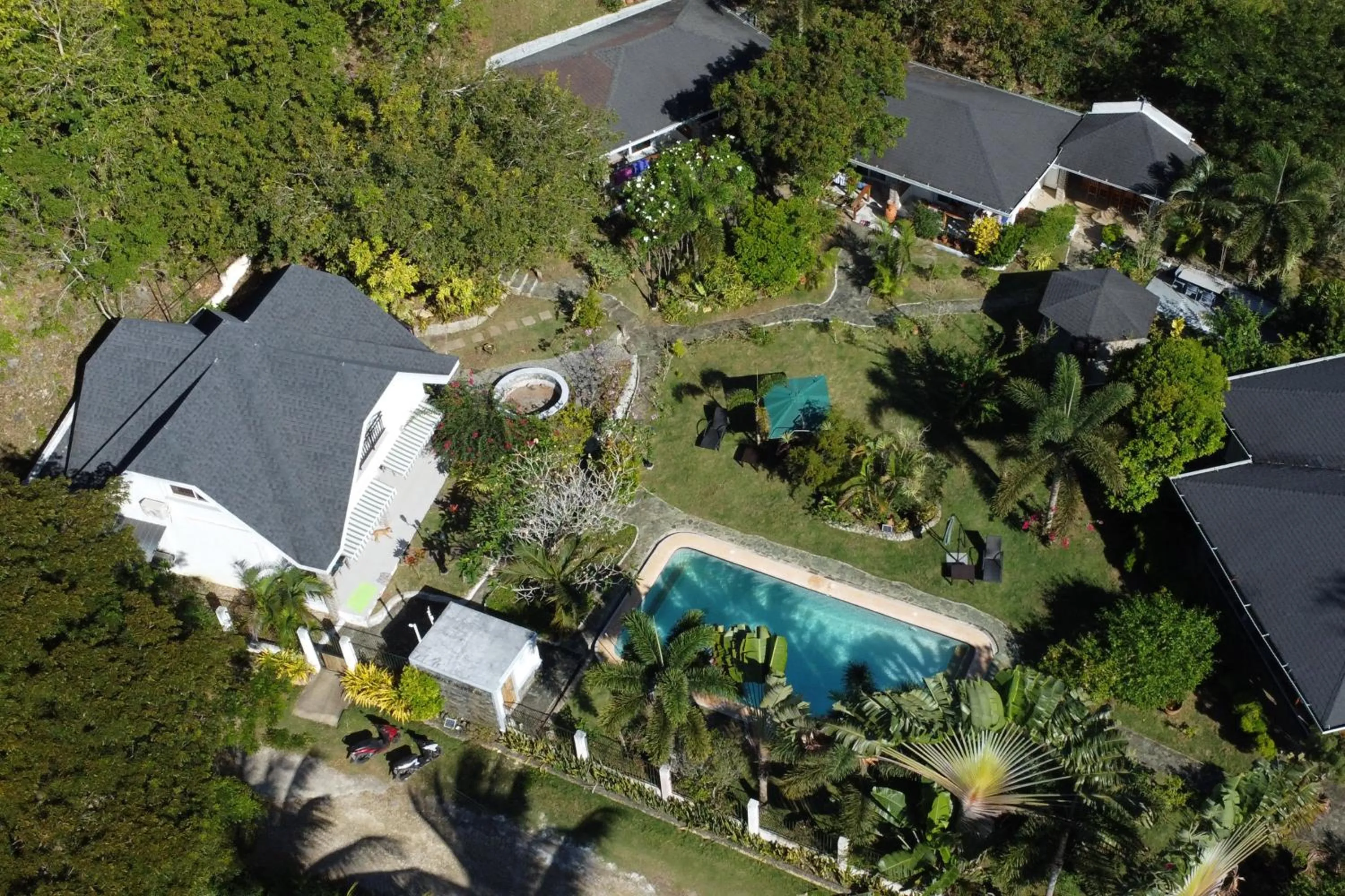 Bird's eye view in Garden Bungalows Resort