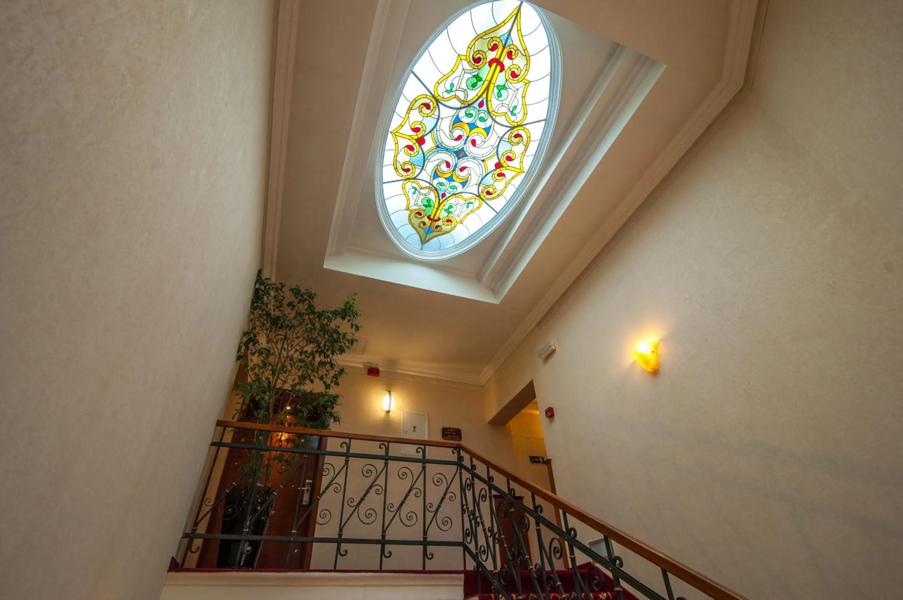 Decorative detail in Hotel Waldinger