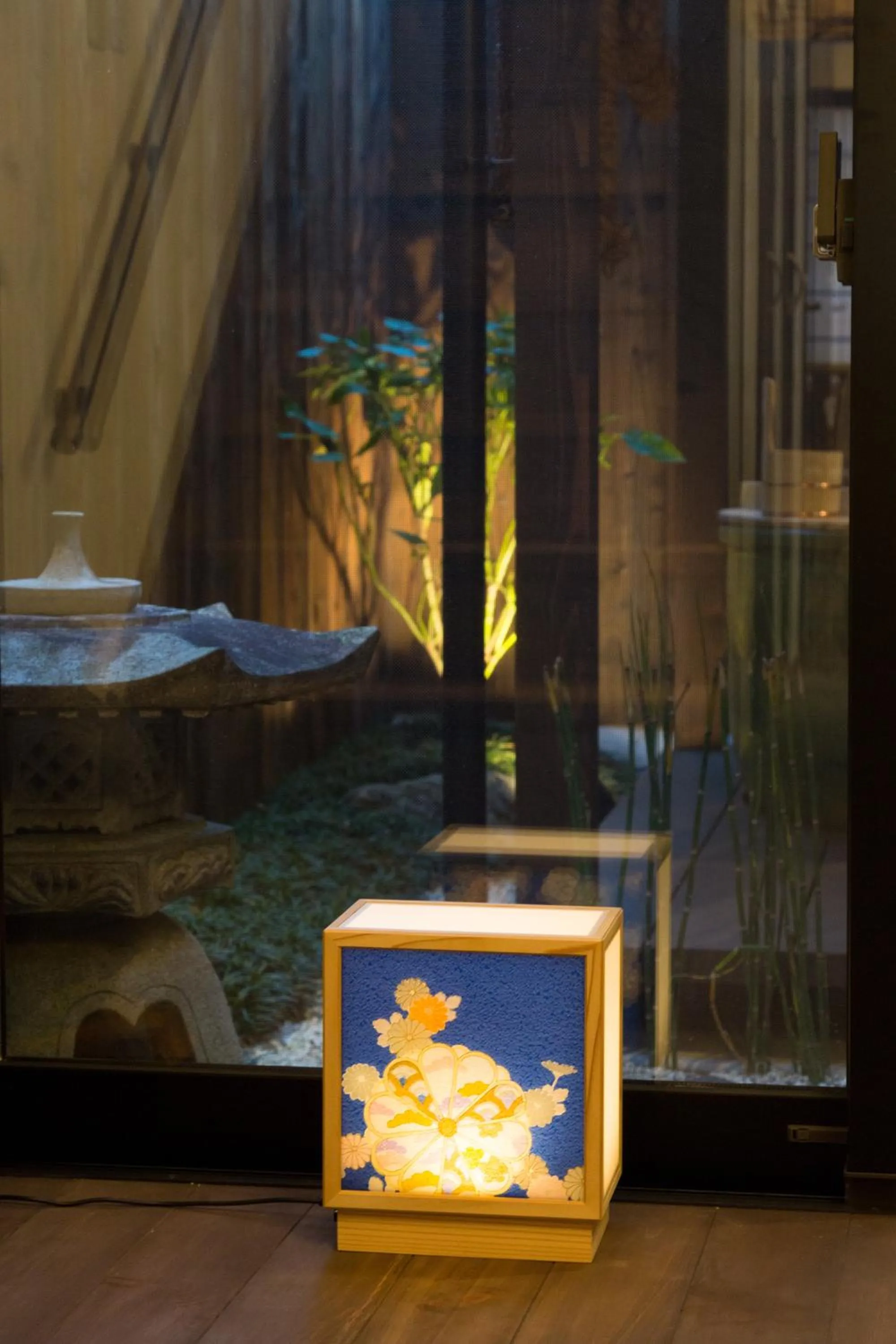 Decorative detail in Kyotoya Tsuki no Yu Bettei