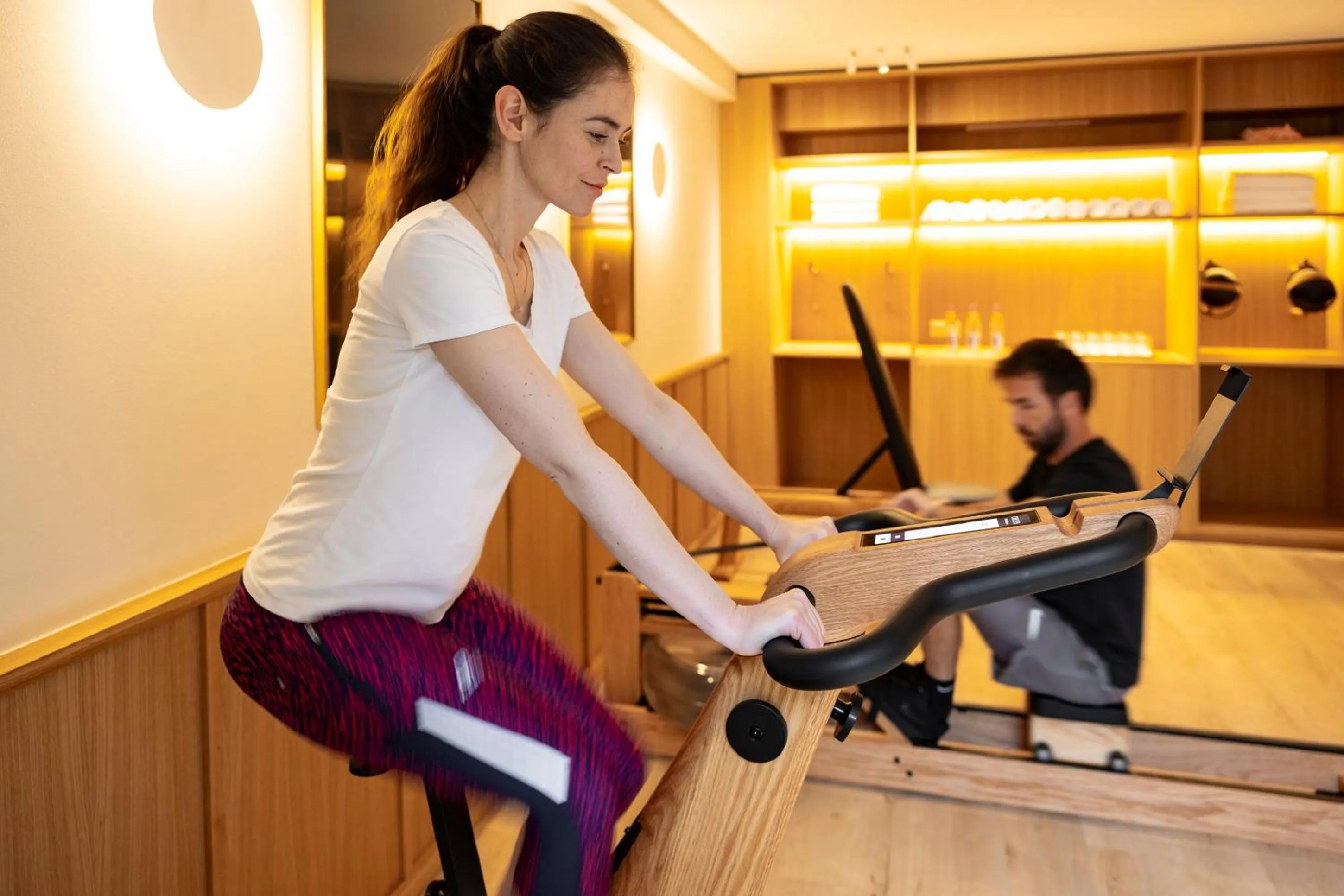 Fitness centre/facilities in Briqueterie Champagne, A Beauvallon Hotel & Spa