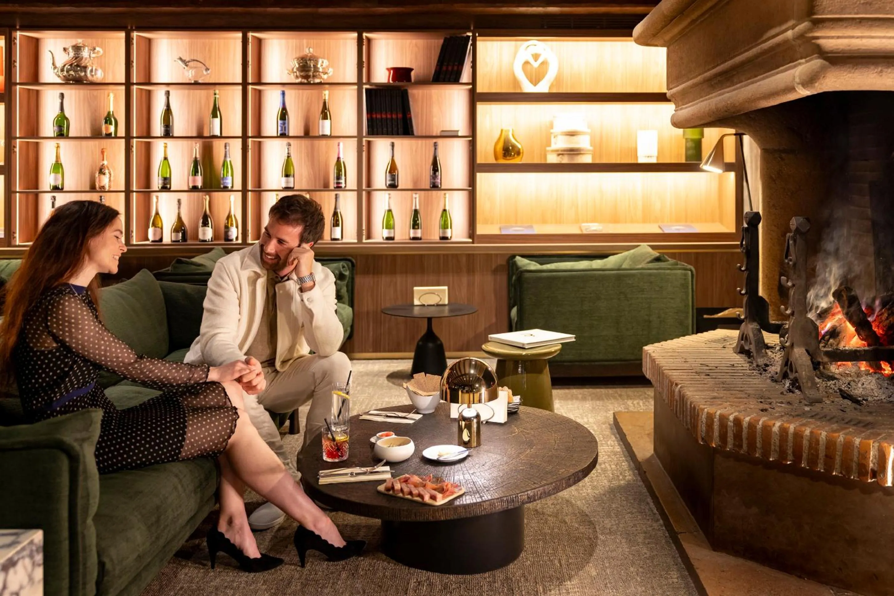 Living room in Briqueterie Champagne, A Beauvallon Hotel & Spa