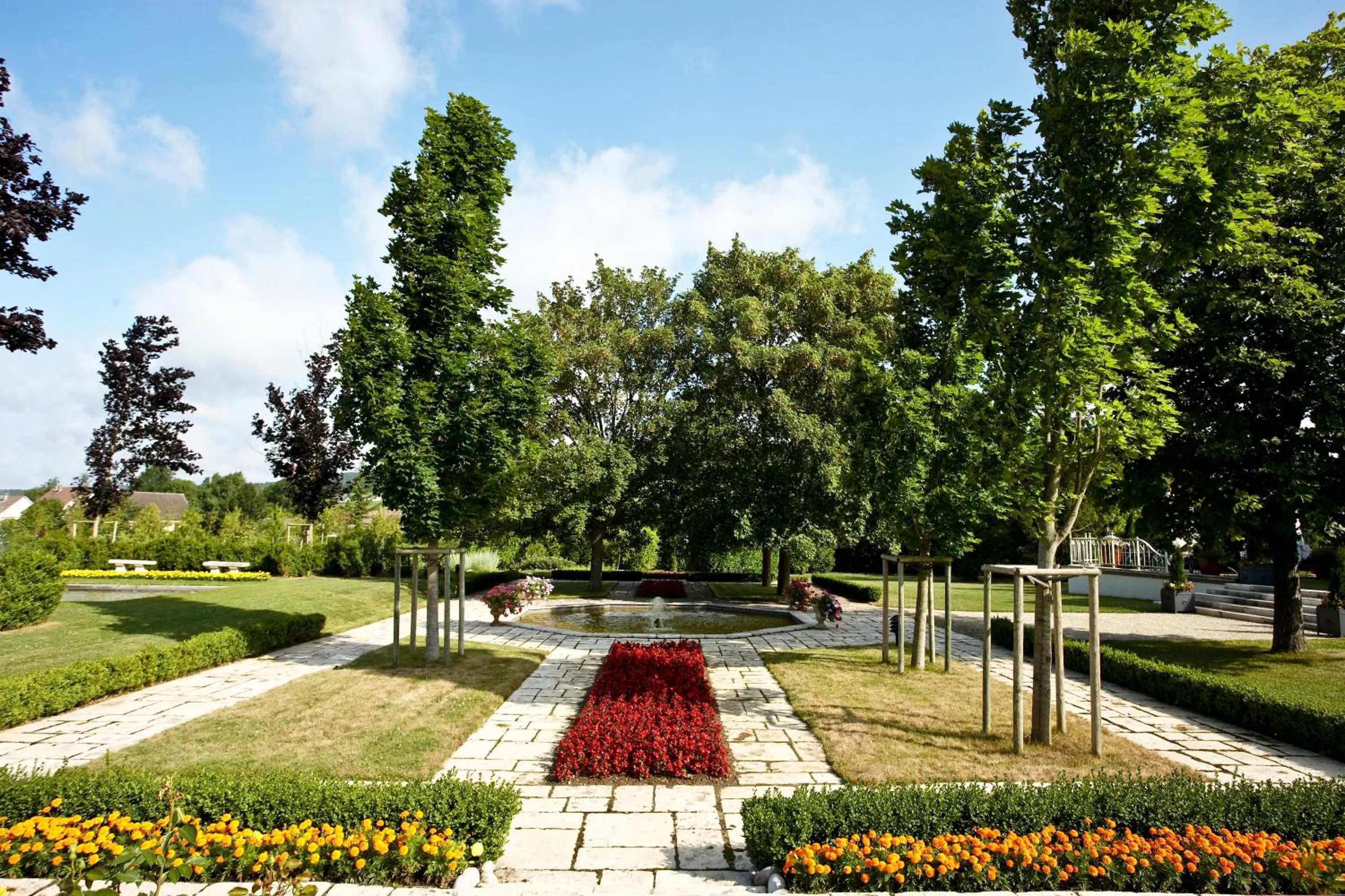 Garden in Briqueterie Champagne, A Beauvallon Hotel & Spa