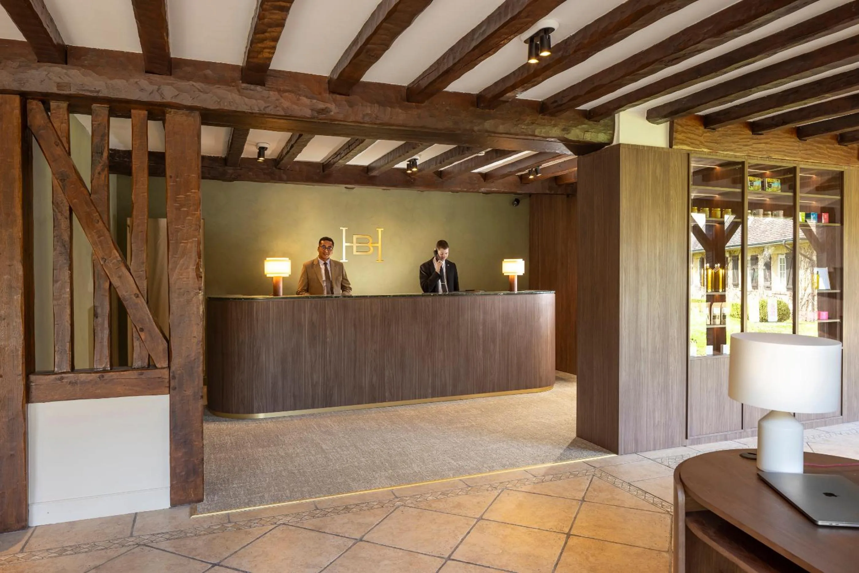 Lobby or reception in Briqueterie Champagne, A Beauvallon Hotel & Spa