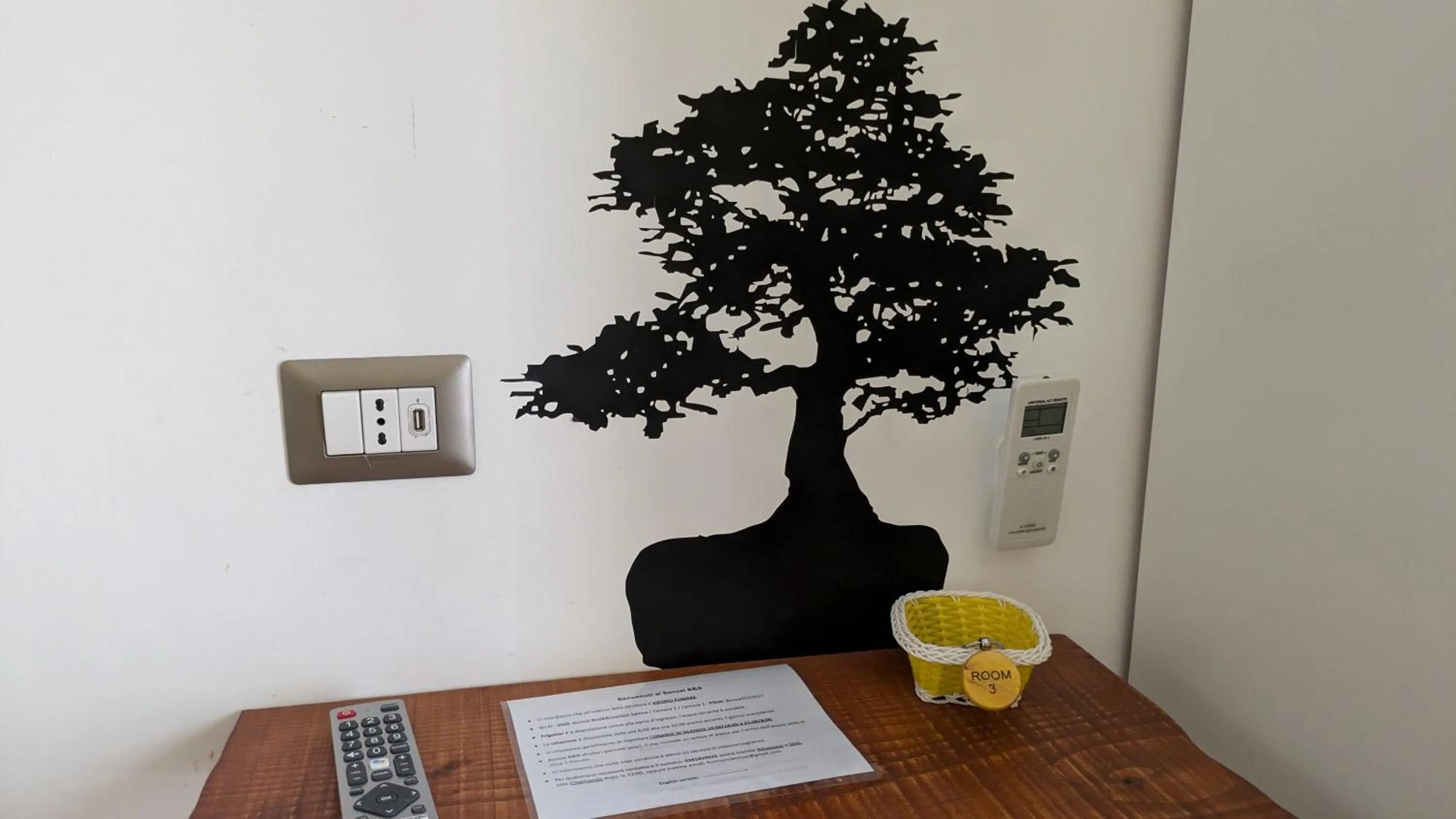 Decorative detail in Bonsai Bed & Breakfast