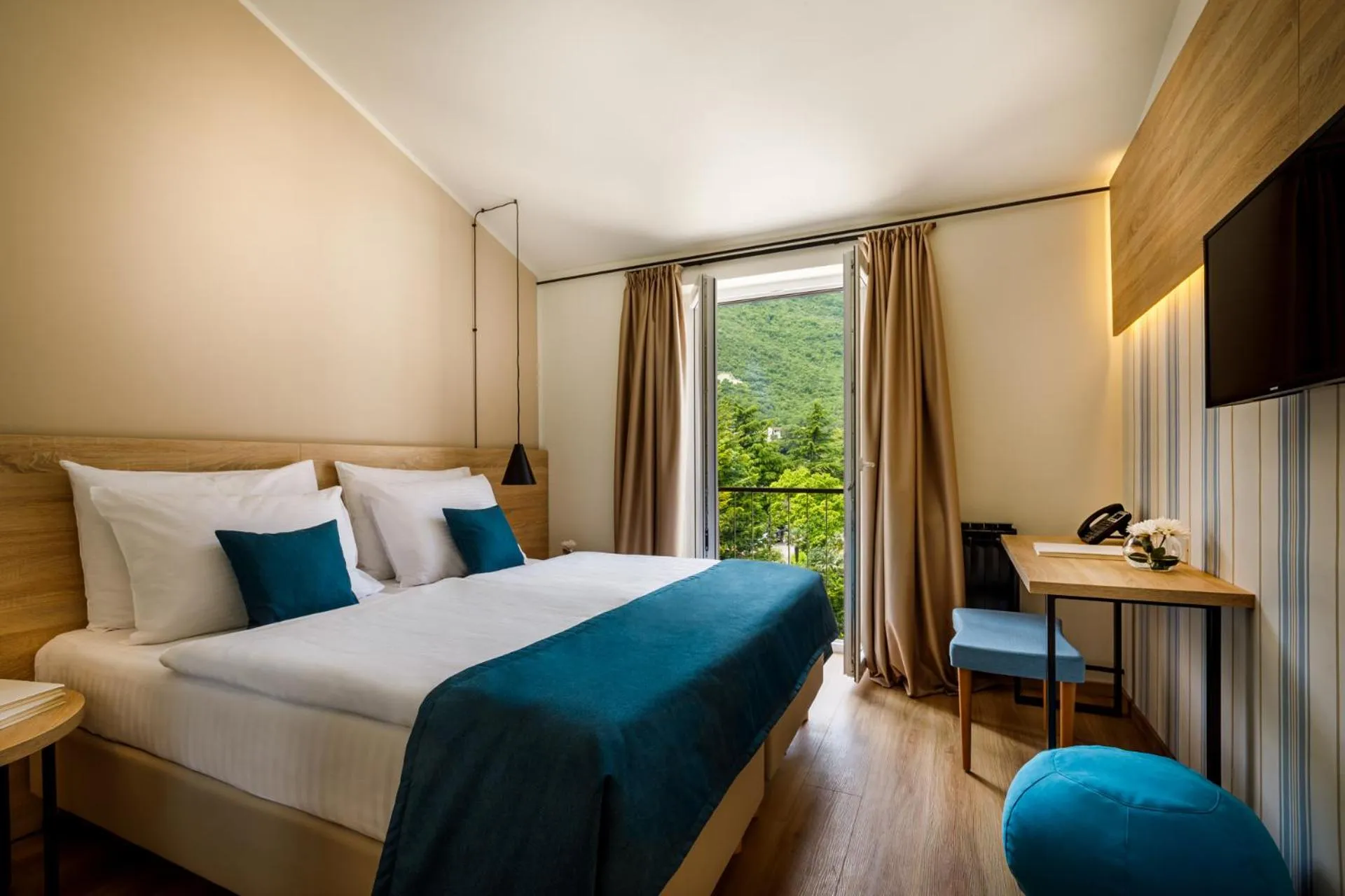 Bedroom, Bed in Hotel Mediteran - by Liburnia Hotels & Villas