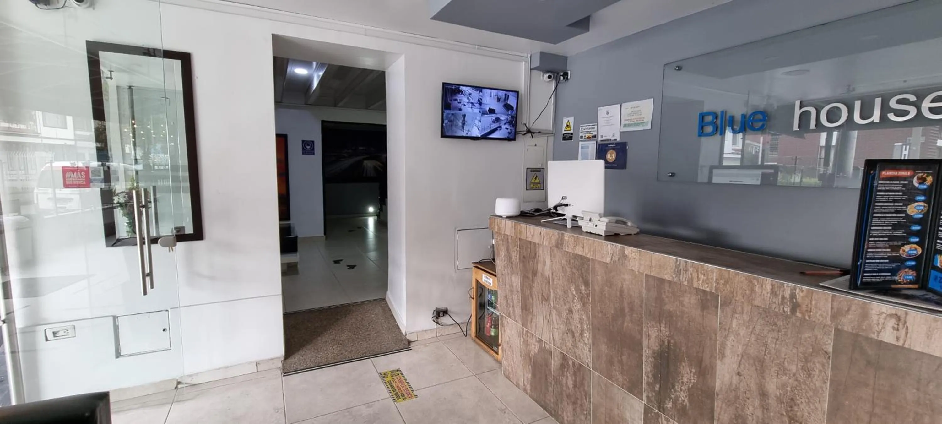 Lobby or reception in Blue House Corferias