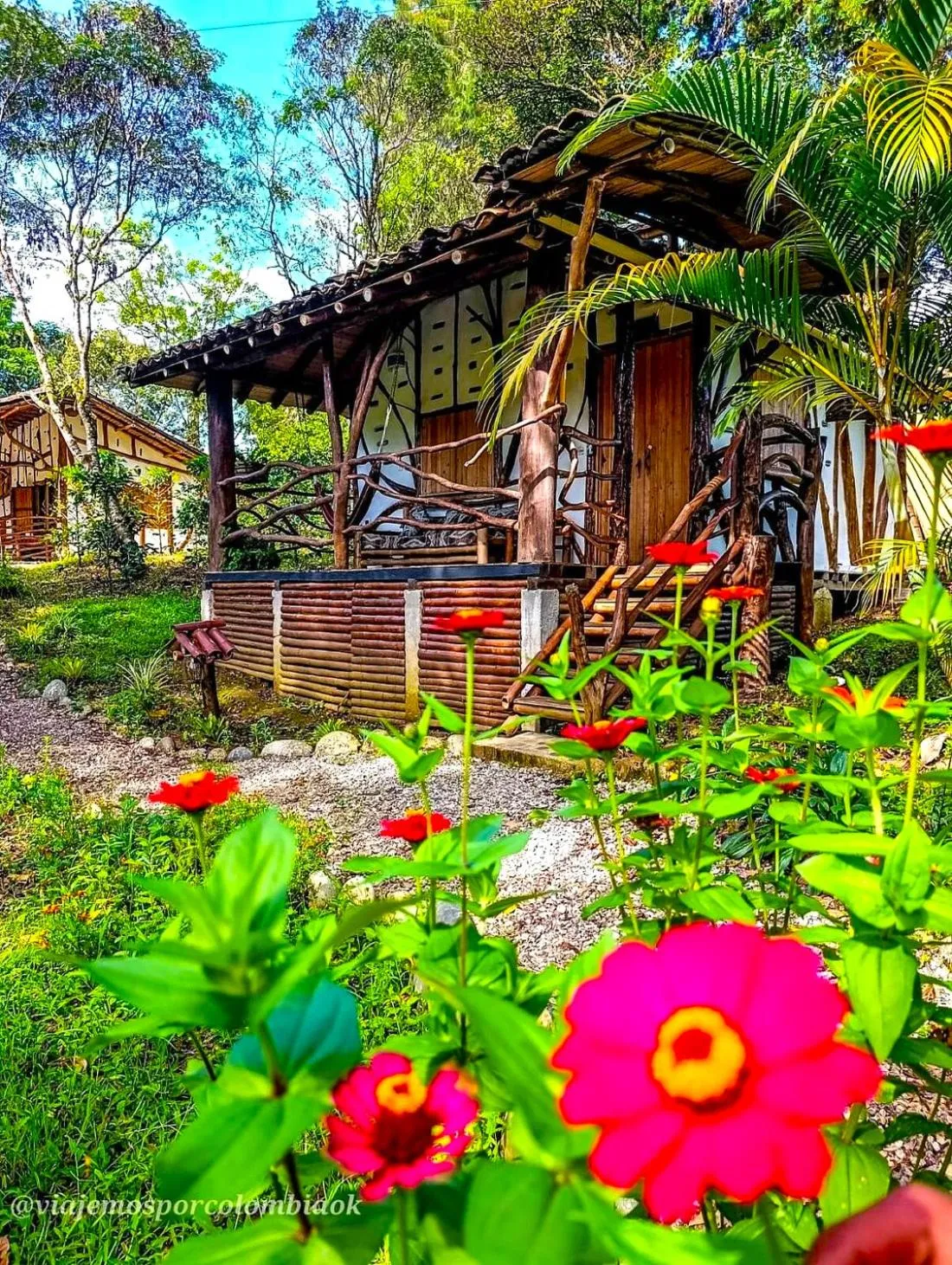 Garden view in Hotel La Casa de Francois