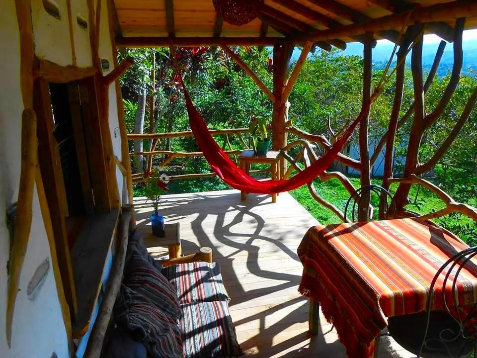 Garden view in Hotel La Casa de Francois