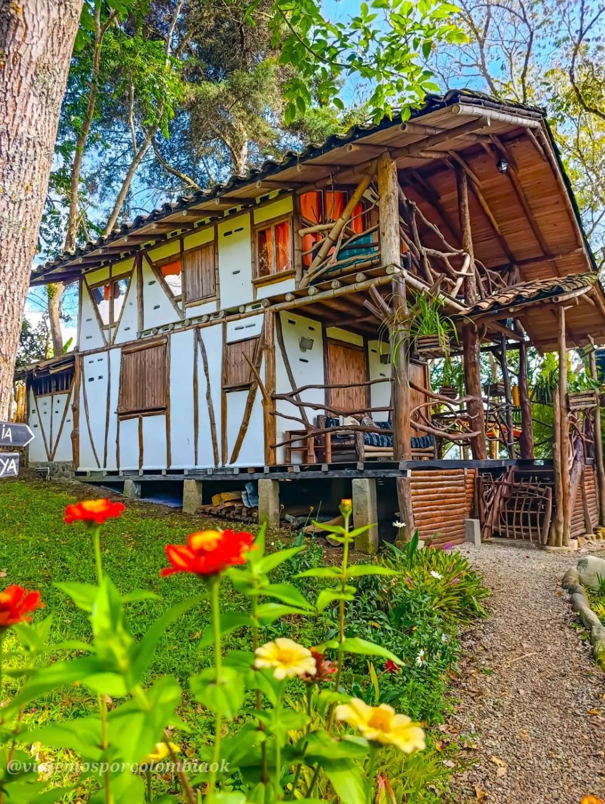 Garden in Hotel La Casa de Francois