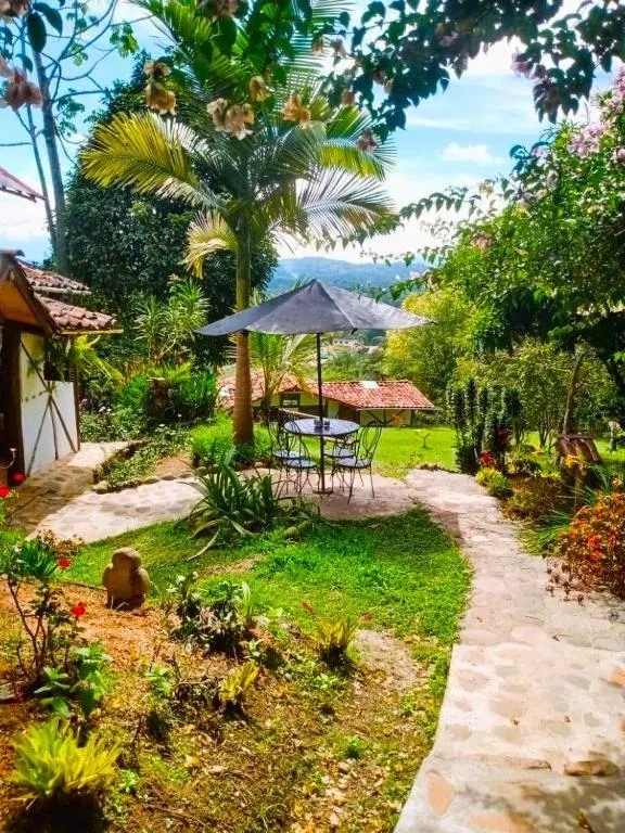 Garden in Hotel La Casa de Francois