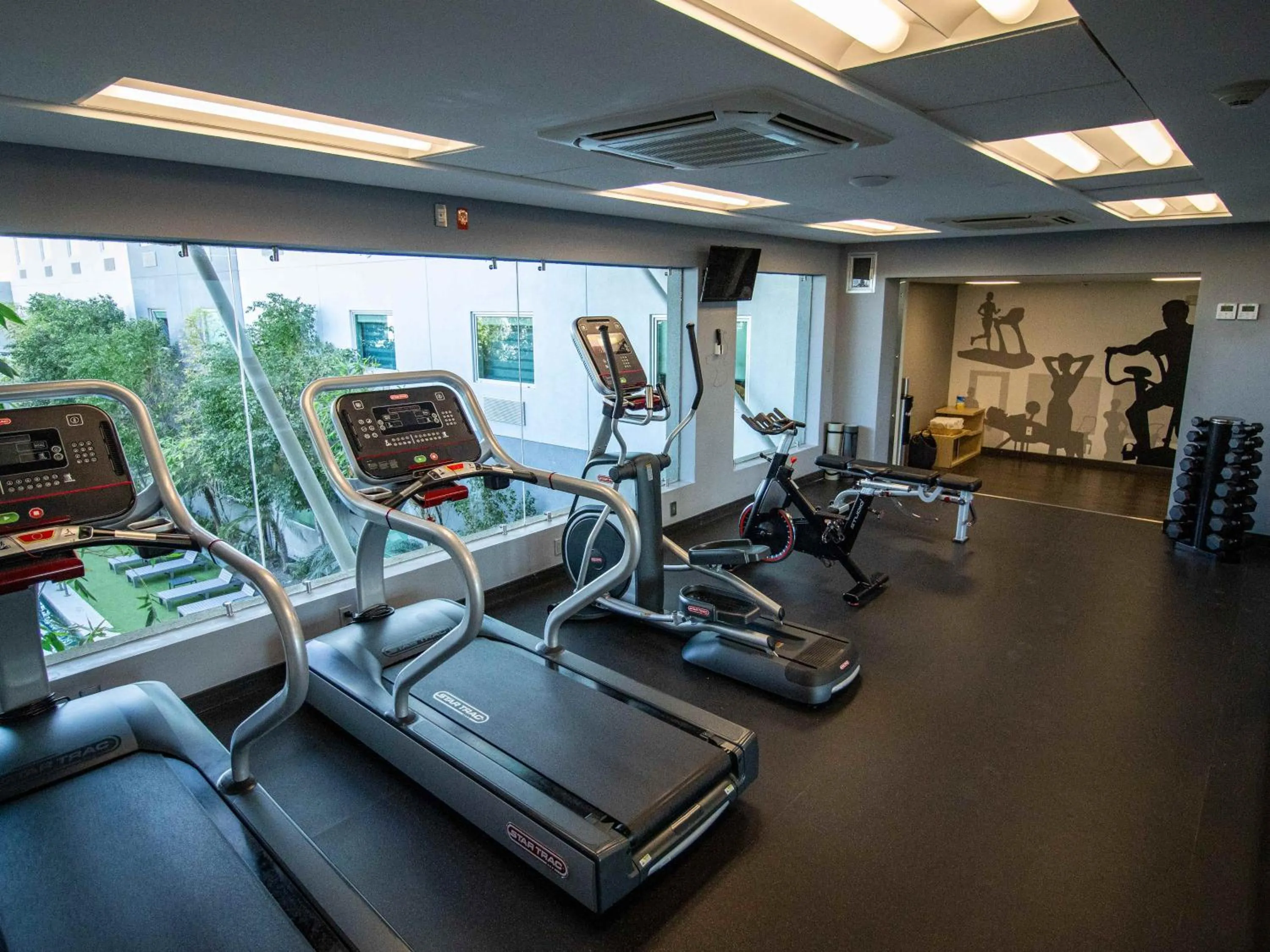 Fitness centre/facilities in Hotel Araiza San Luis R.C.
