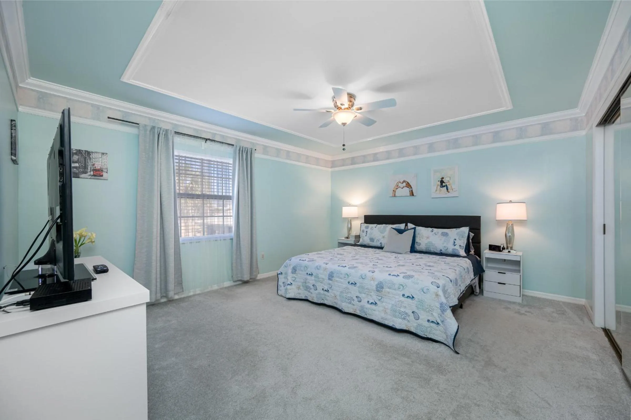 Bed in Carousel Suites -Redington Shores