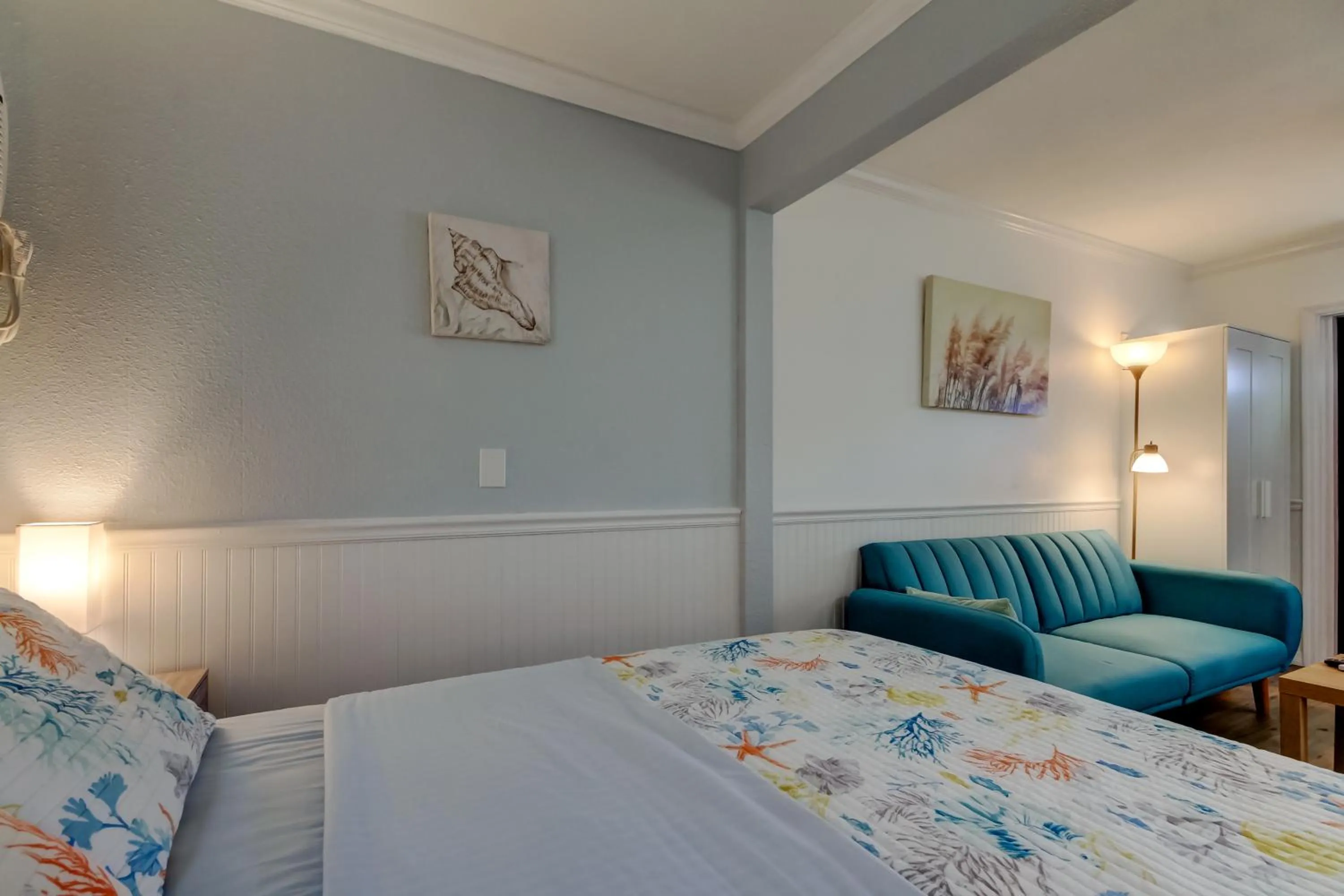 Bed in Carousel Suites -Redington Shores