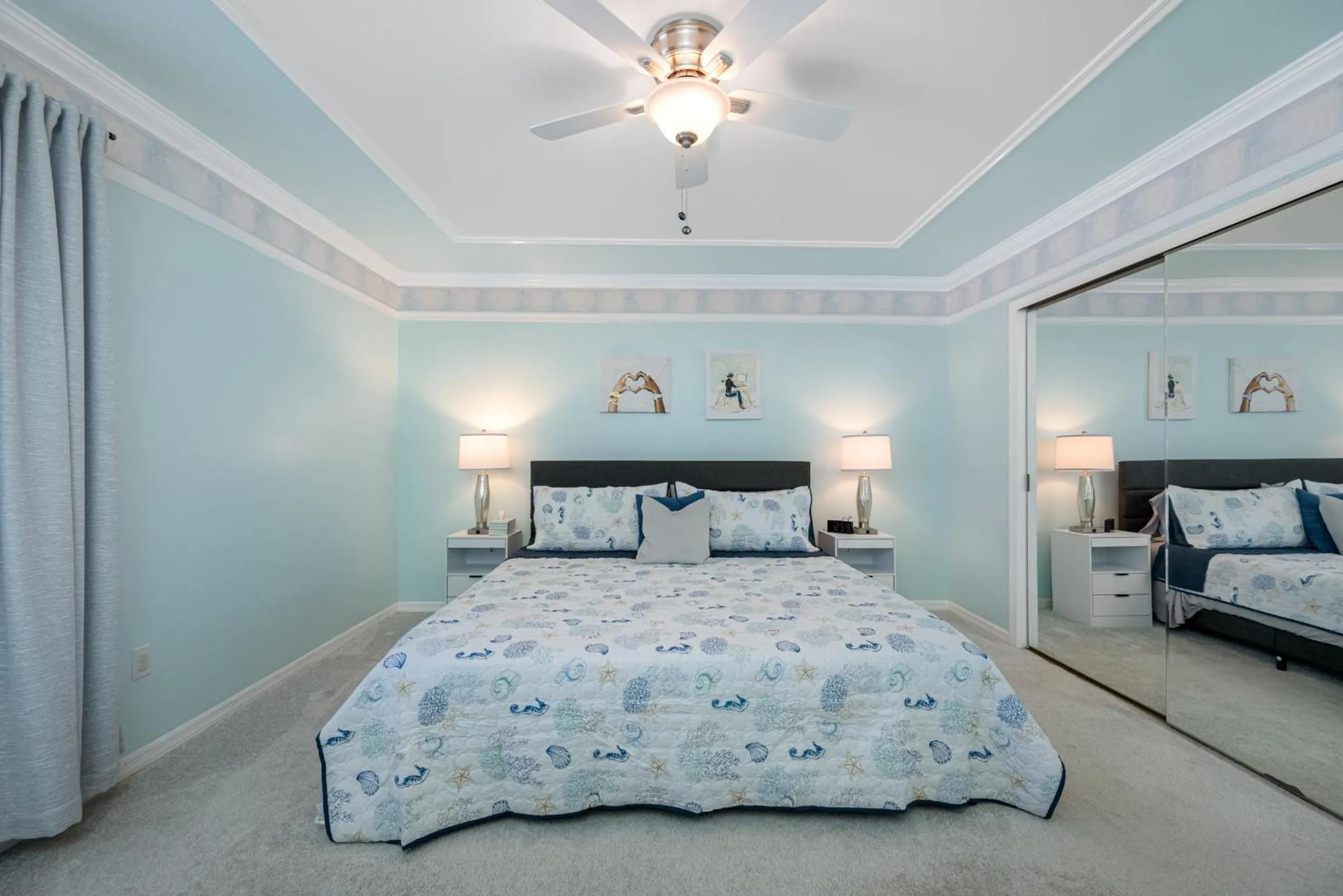 Bed in Carousel Suites -Redington Shores