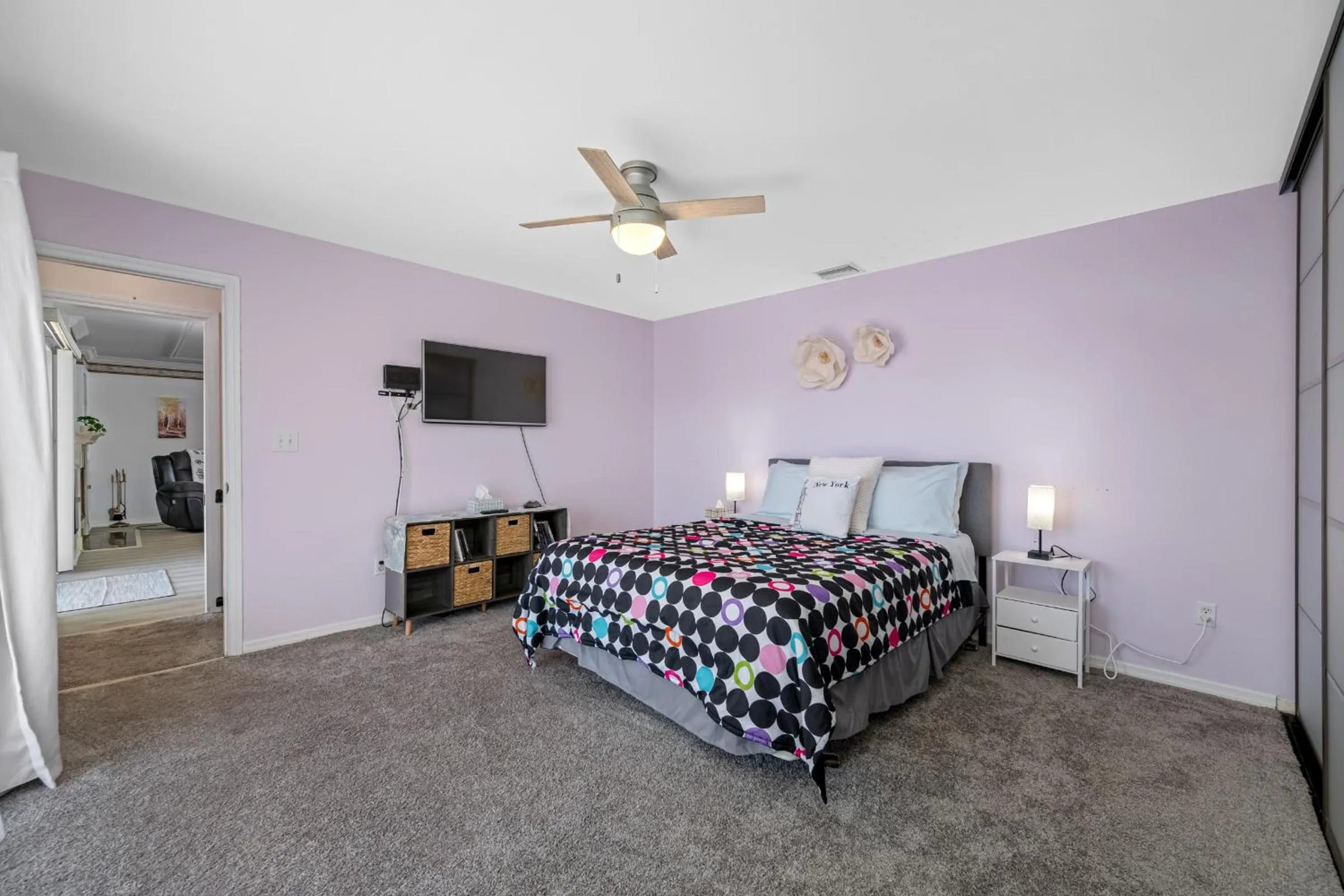 Bed in Carousel Suites -Redington Shores