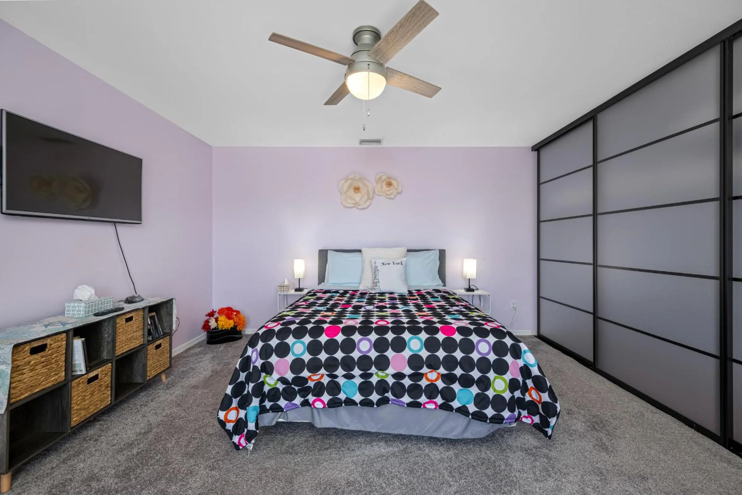 Bed in Carousel Suites -Redington Shores