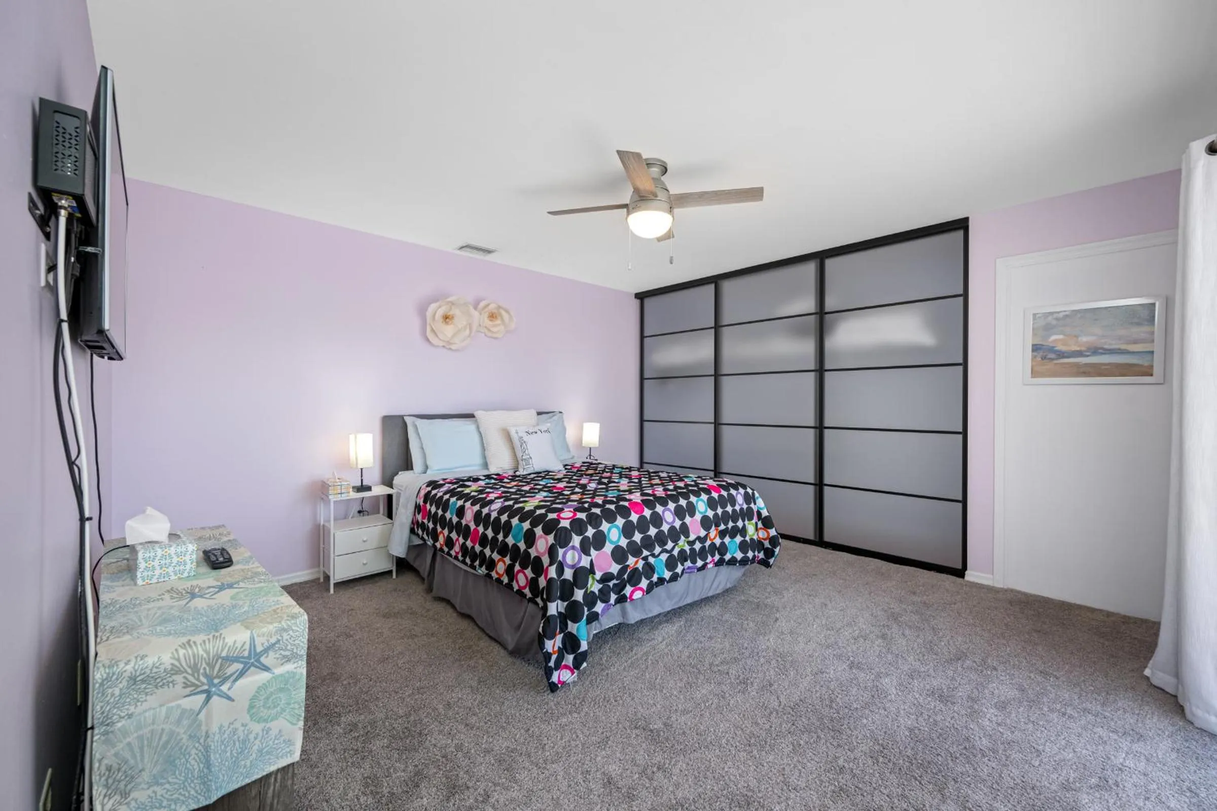 Bed in Carousel Suites -Redington Shores