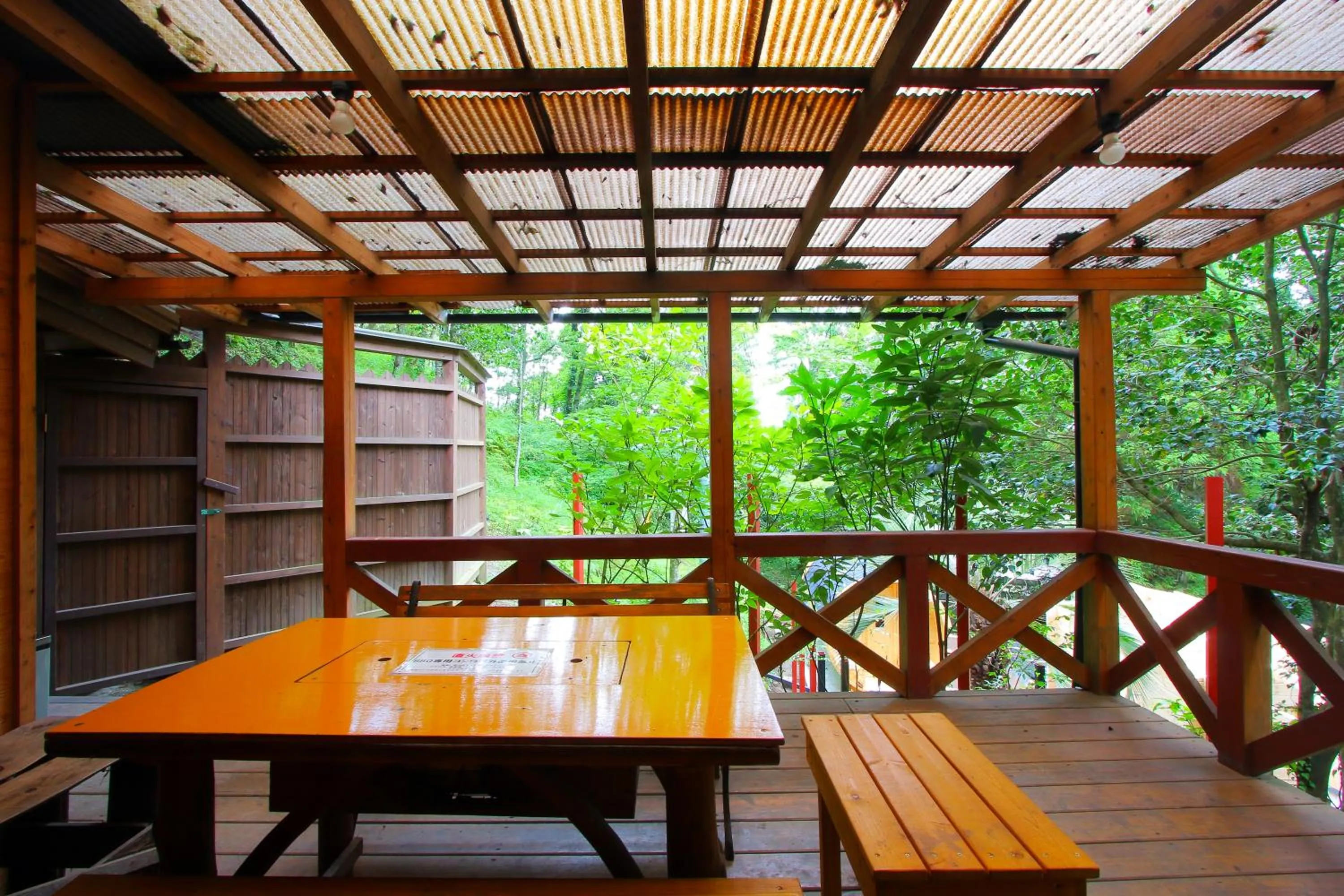 BBQ facilities in Kurasako Onsen Sakura