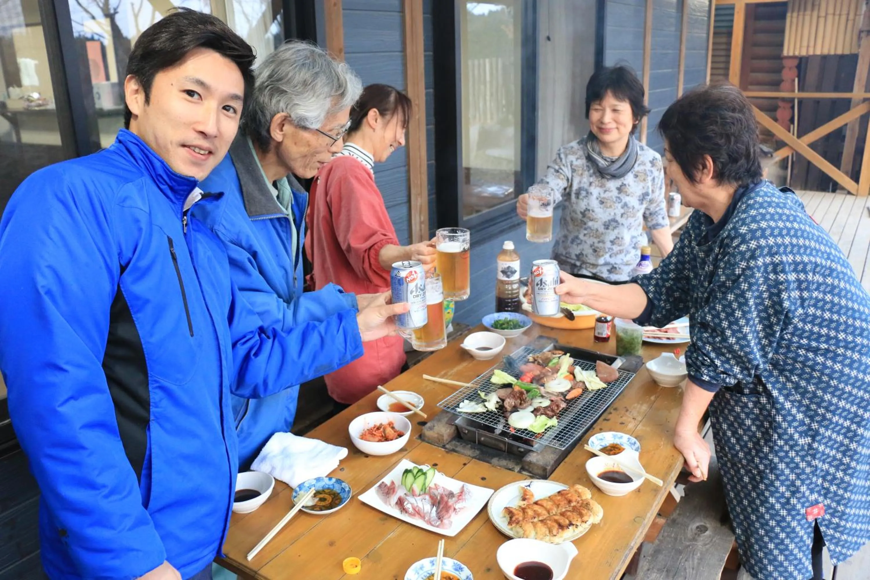 People in Kurasako Onsen Sakura