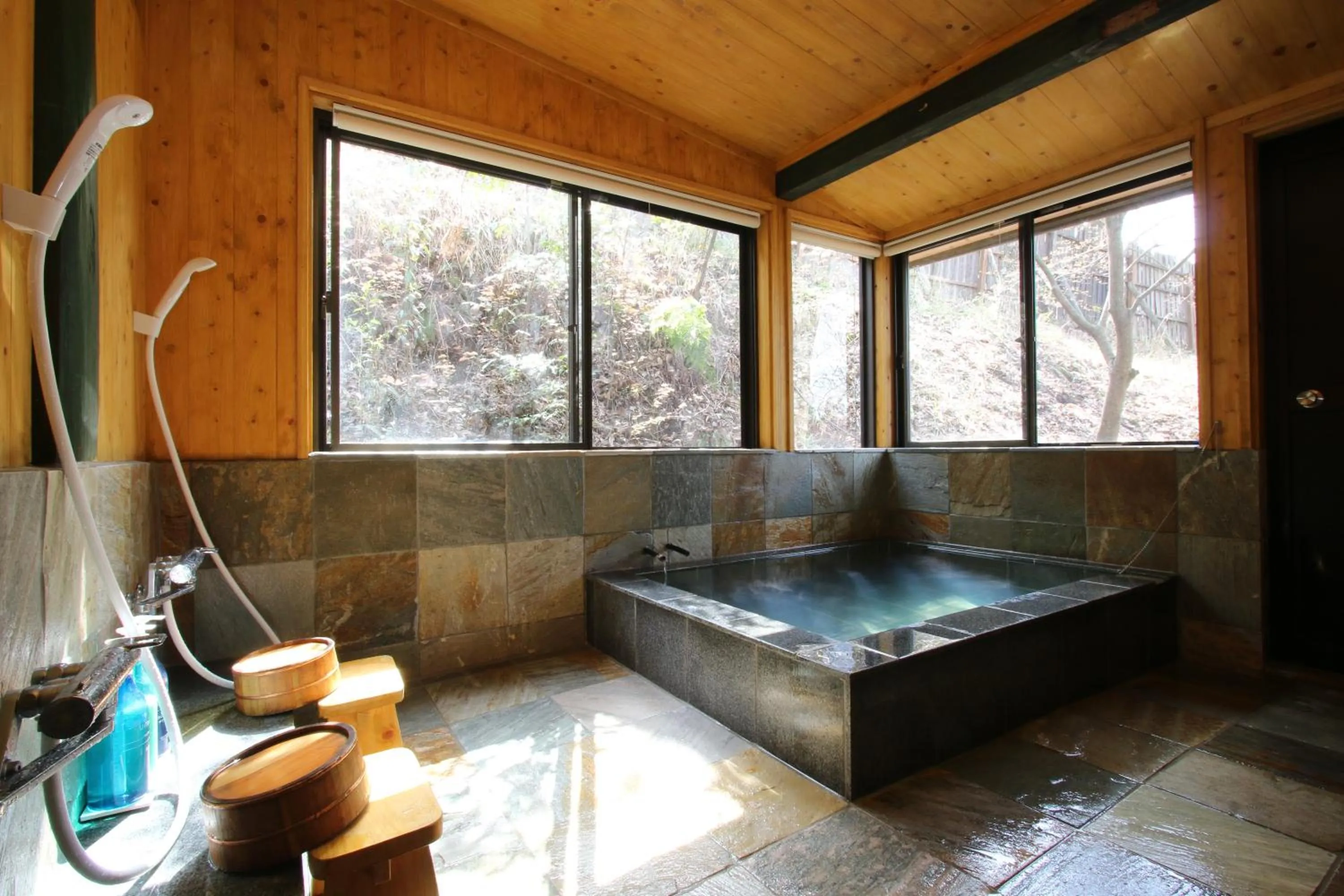 Hot Spring Bath in Kurasako Onsen Sakura