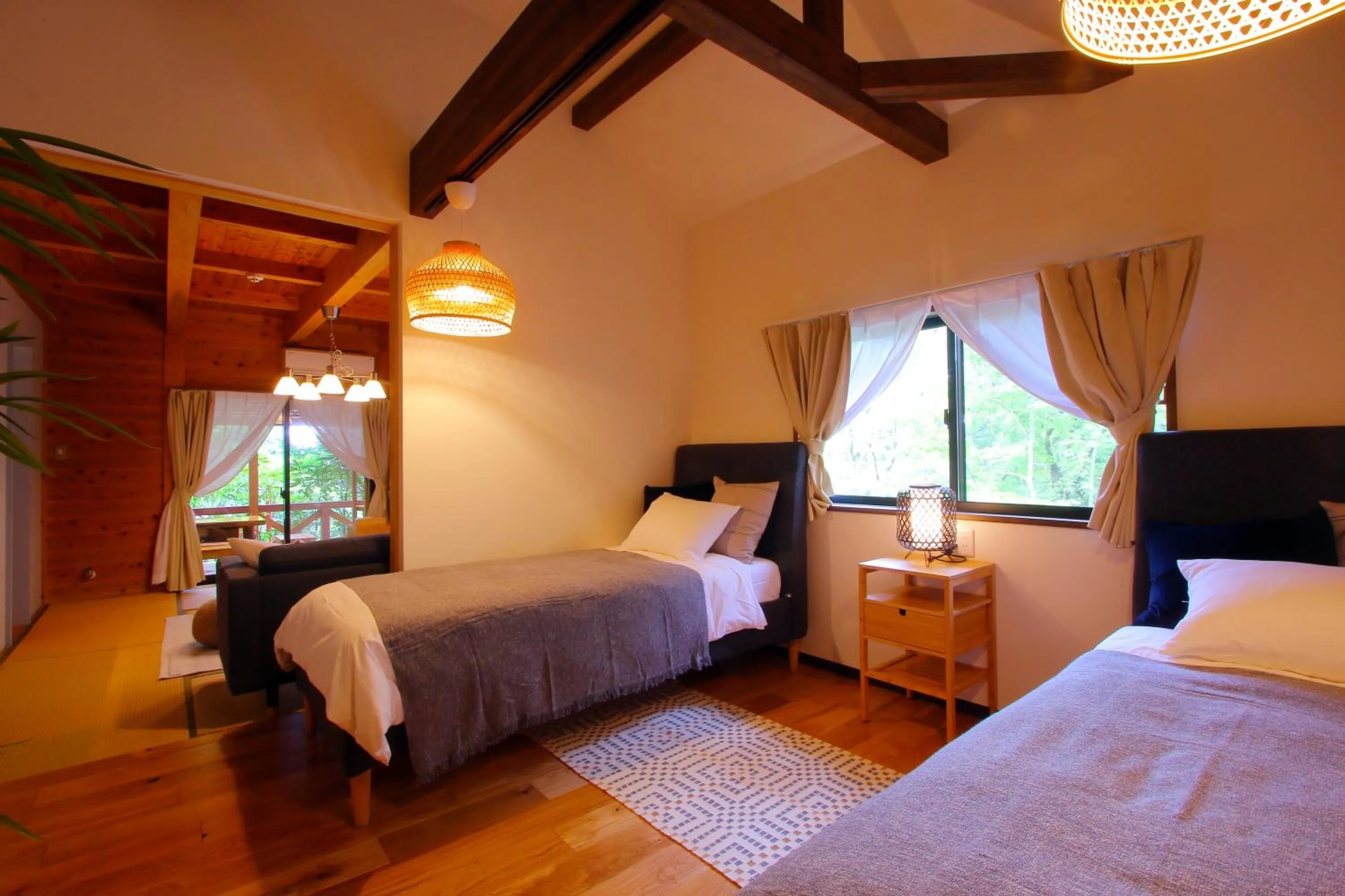 Bed in Kurasako Onsen Sakura