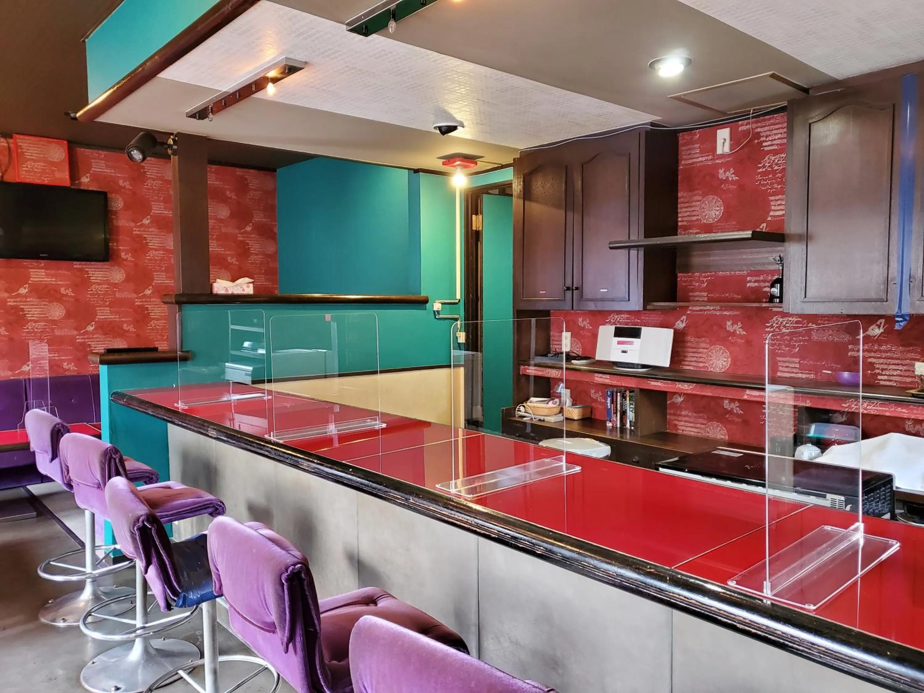 Communal lounge/ TV room in Naoshima Kowloon