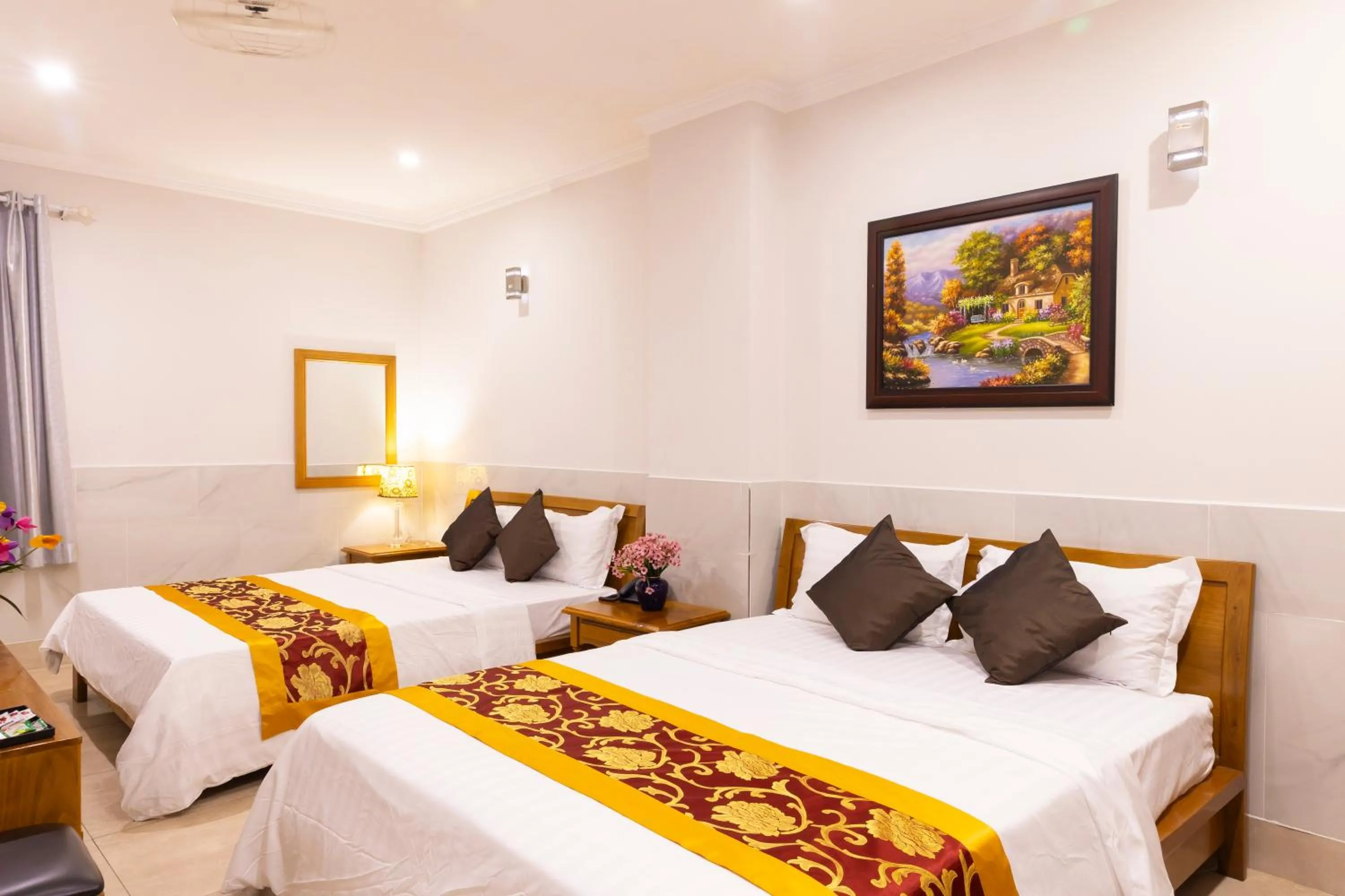 Bed in Atana Airport Hotel