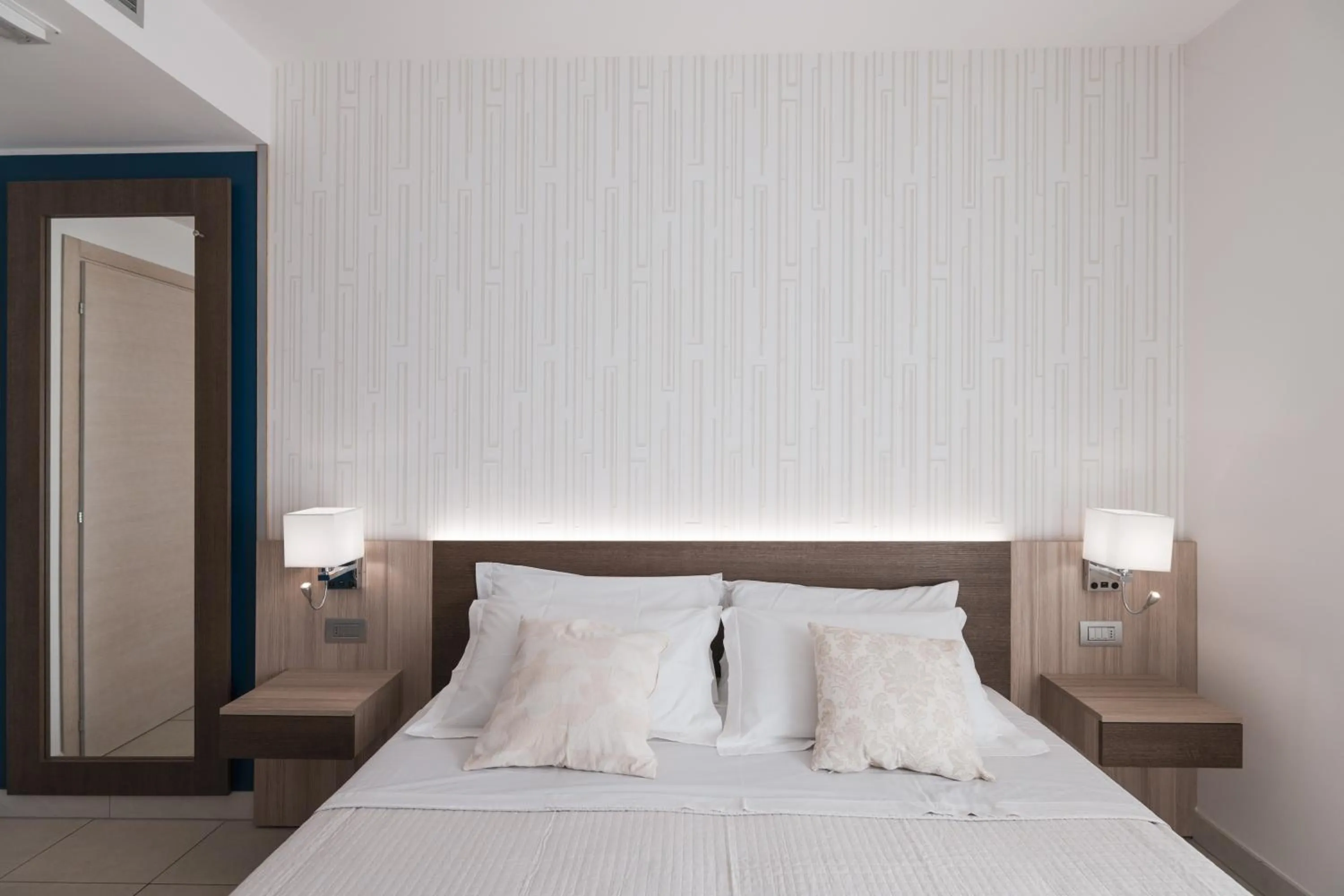 Bed in Hotel Palmensis