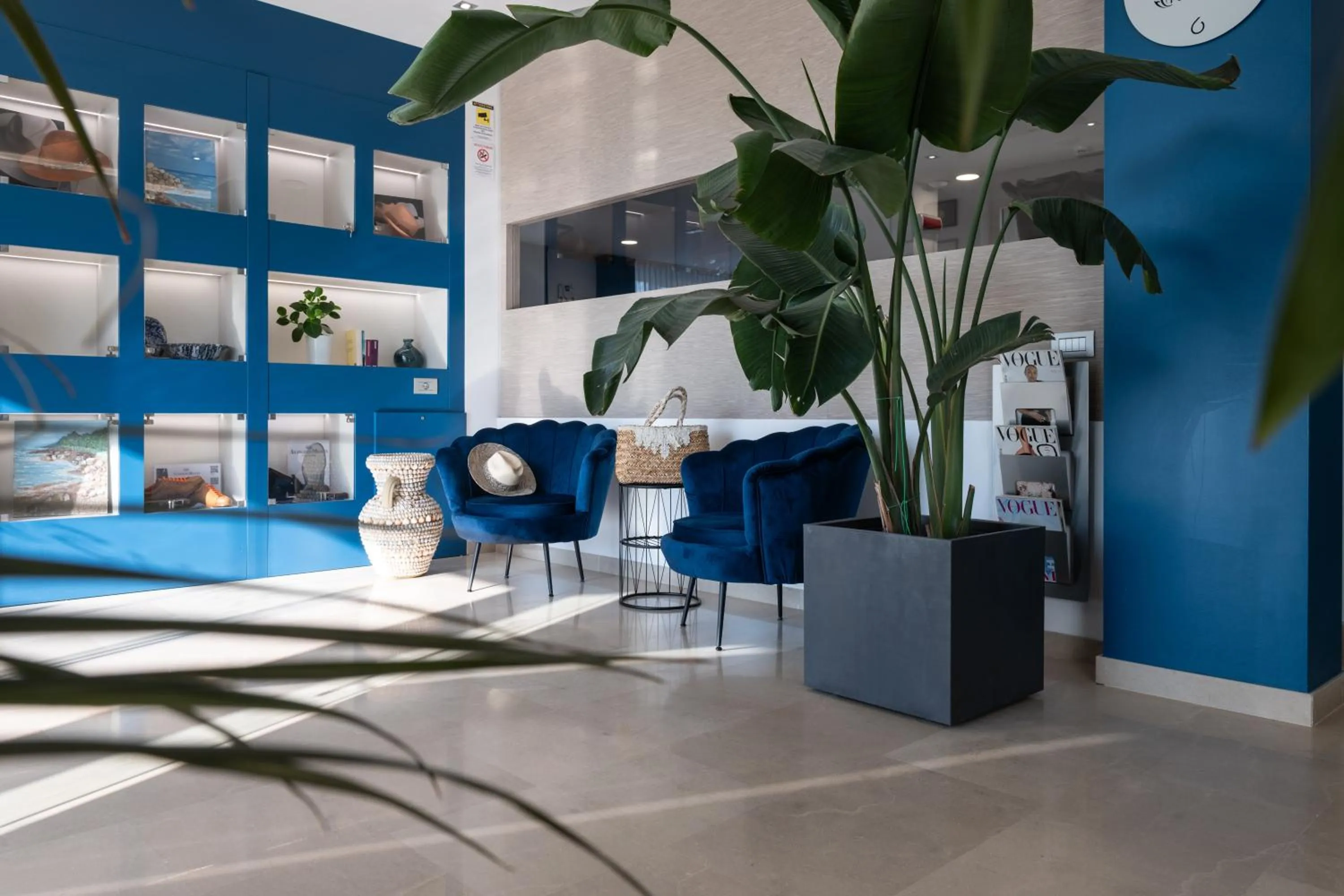 Lobby or reception in Hotel Palmensis