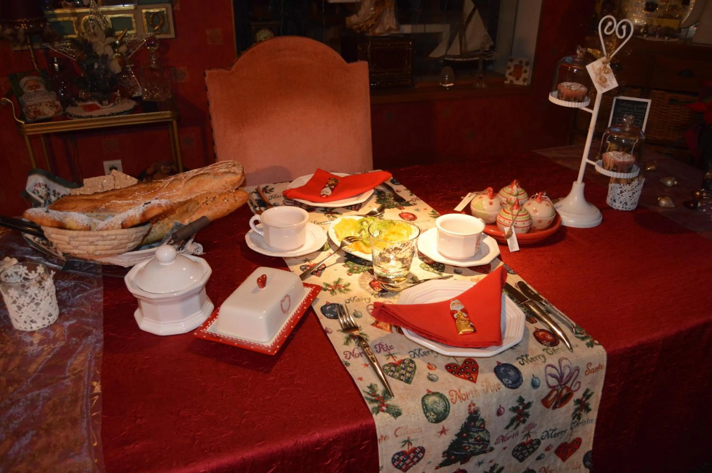 American breakfast in Côté vignes