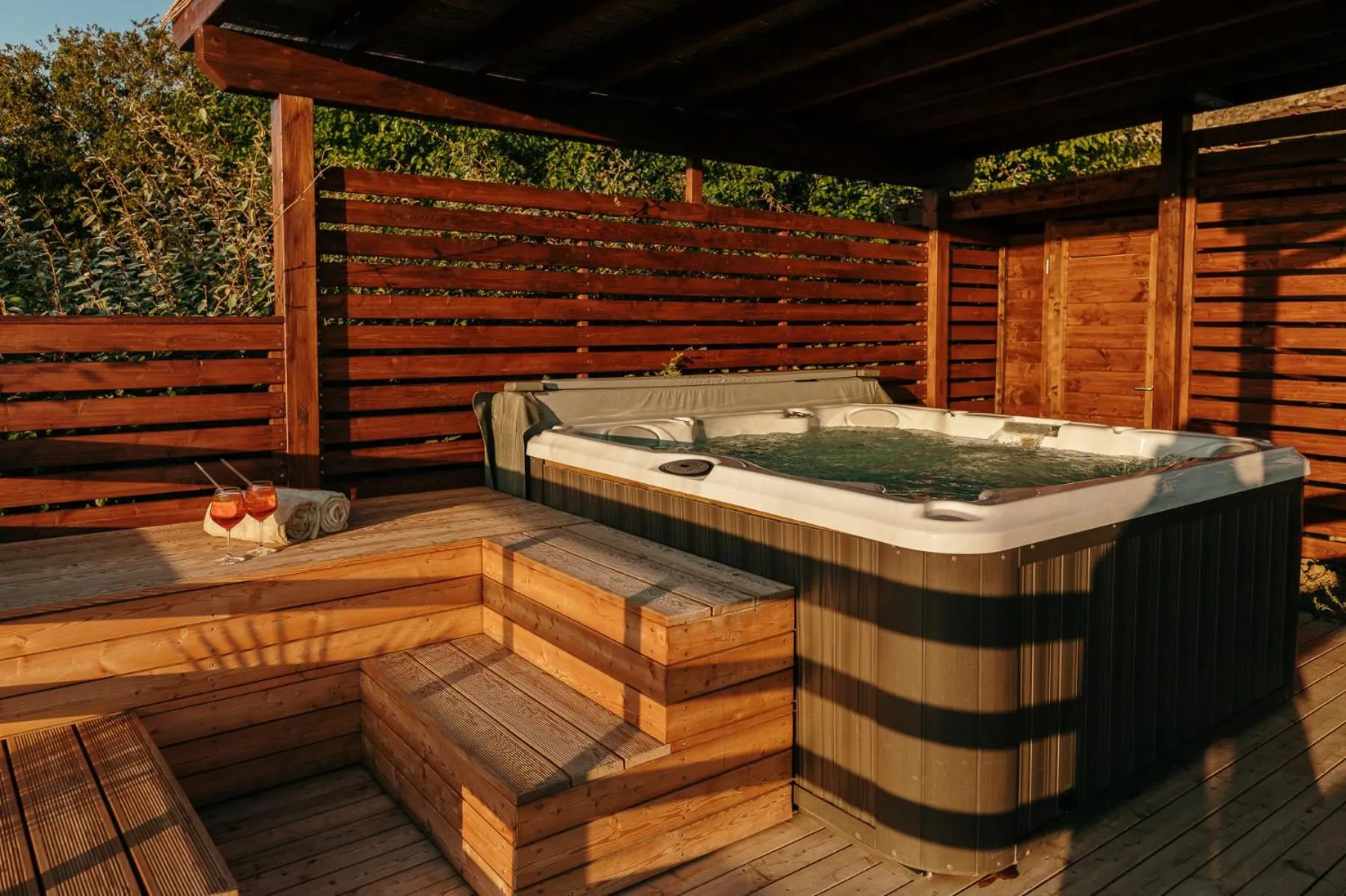 Hot Tub in Borgo Villa a Sesta