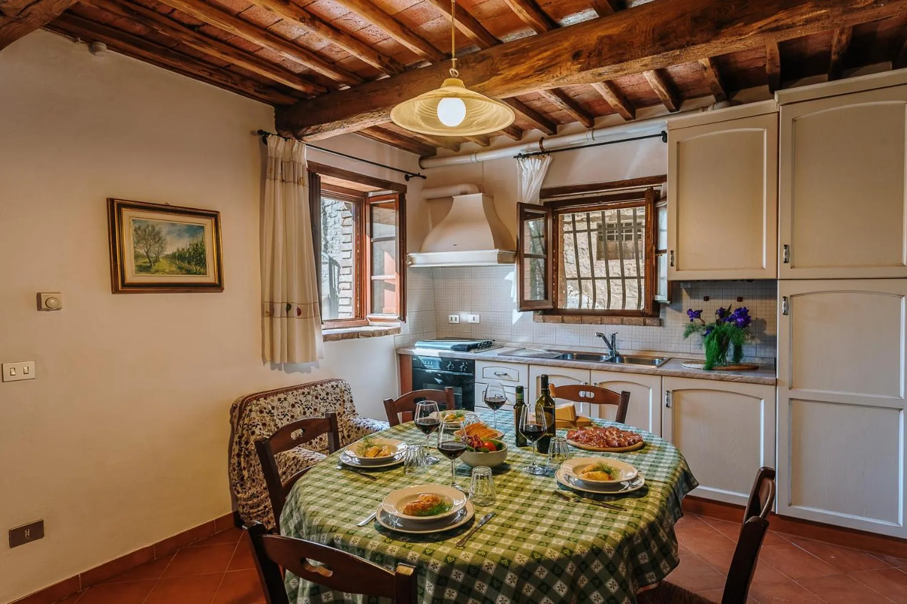 Dining area in Borgo Villa a Sesta